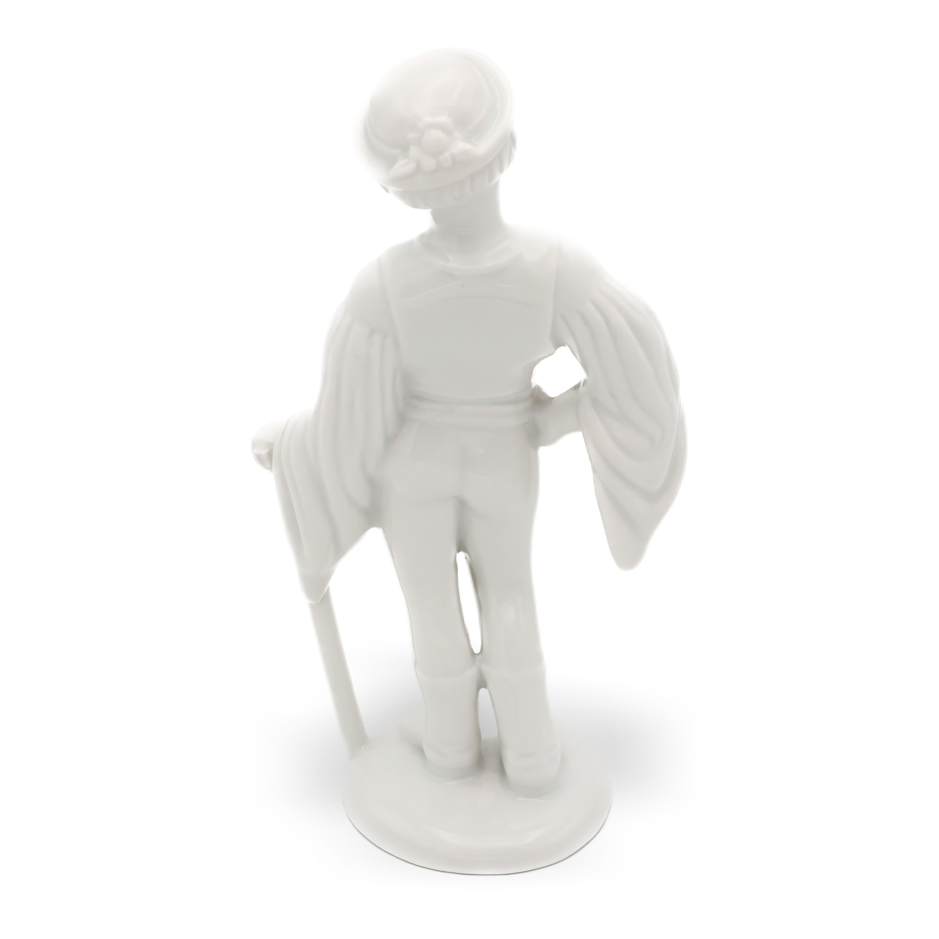 Herend Jungenfigur - Wanderer - Wanderjunge Mit Axt - Handgefertigtes Porzellan - Sammelbare Ungarische Handbemalte Skulptur