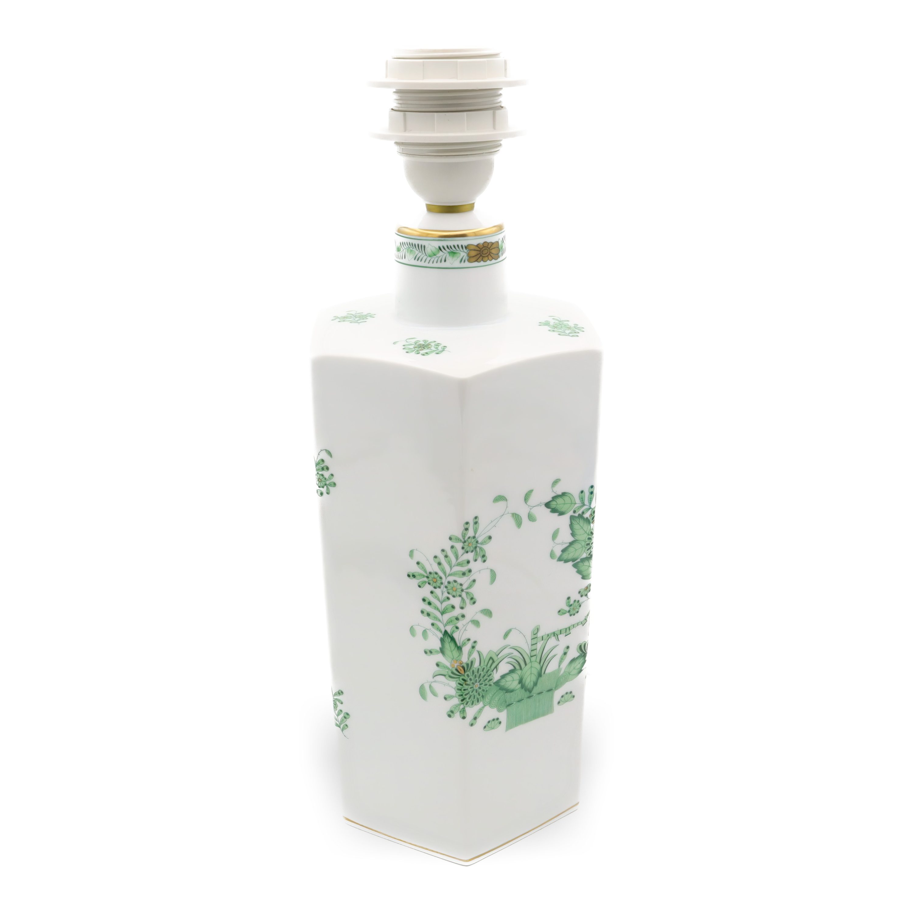 Herendi Lampen - Paar Vintage Tischlampen Aus Porzellan - Handbemalte Herend Lampe - Antike Keramikbeleuchtung