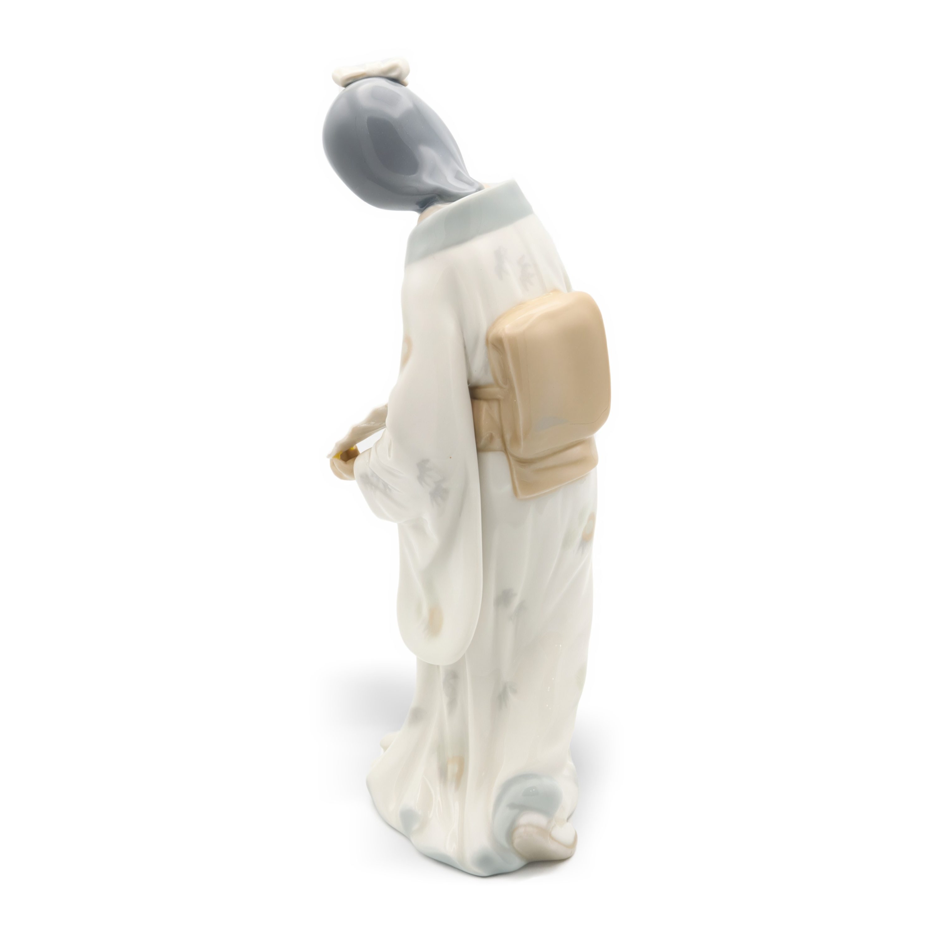 Lladro NAO Geisha-Puppe Handgefertigte Porzellanfigur - Vintage Sammlerskulptur - Orientalische Dekoration - Japanische Figur