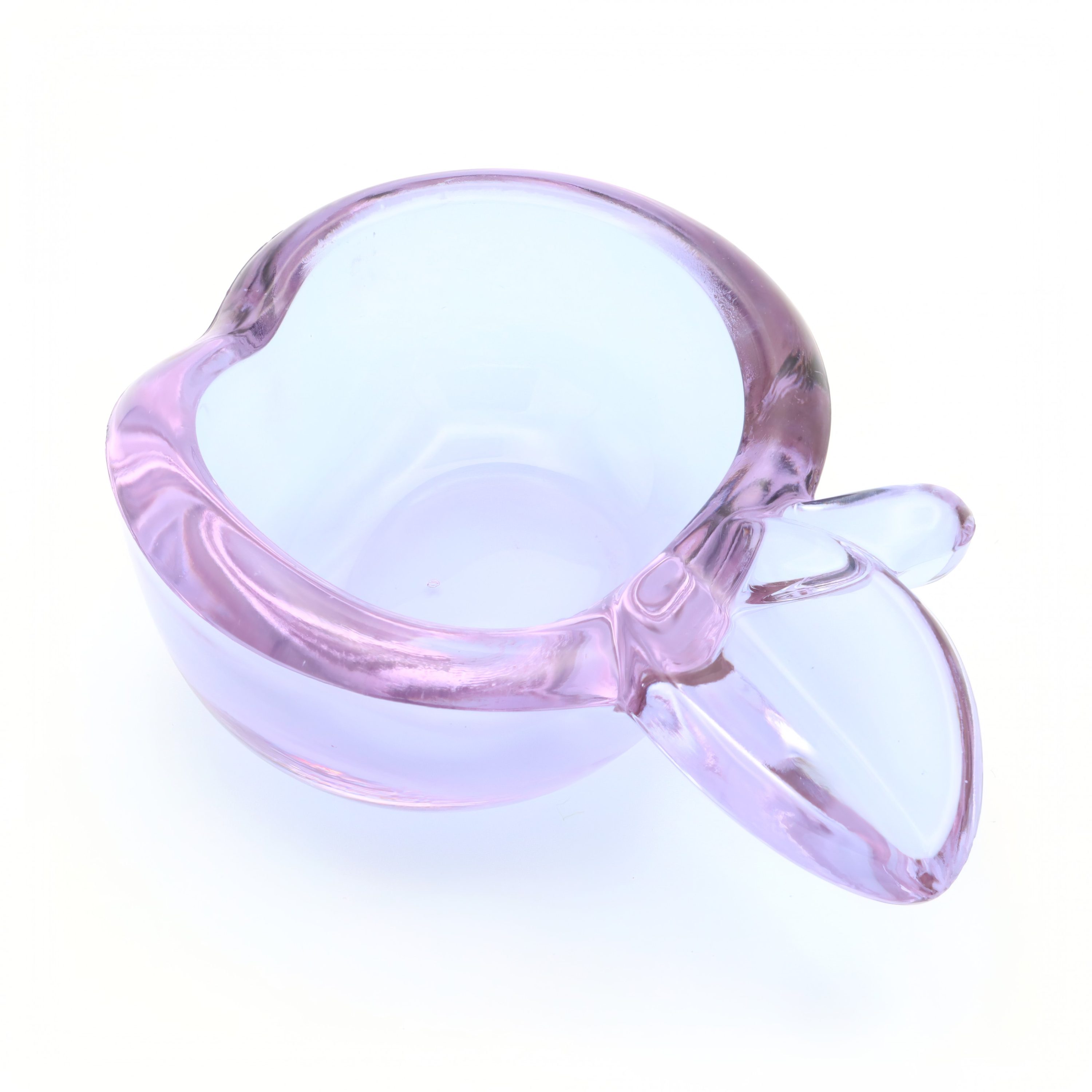 Murano Glas Aschenbecher Apfel - Mundgeblasene Kristall Schale - Vintage Wohnaccessoire - Handgefertigte Italienische Glaskunst