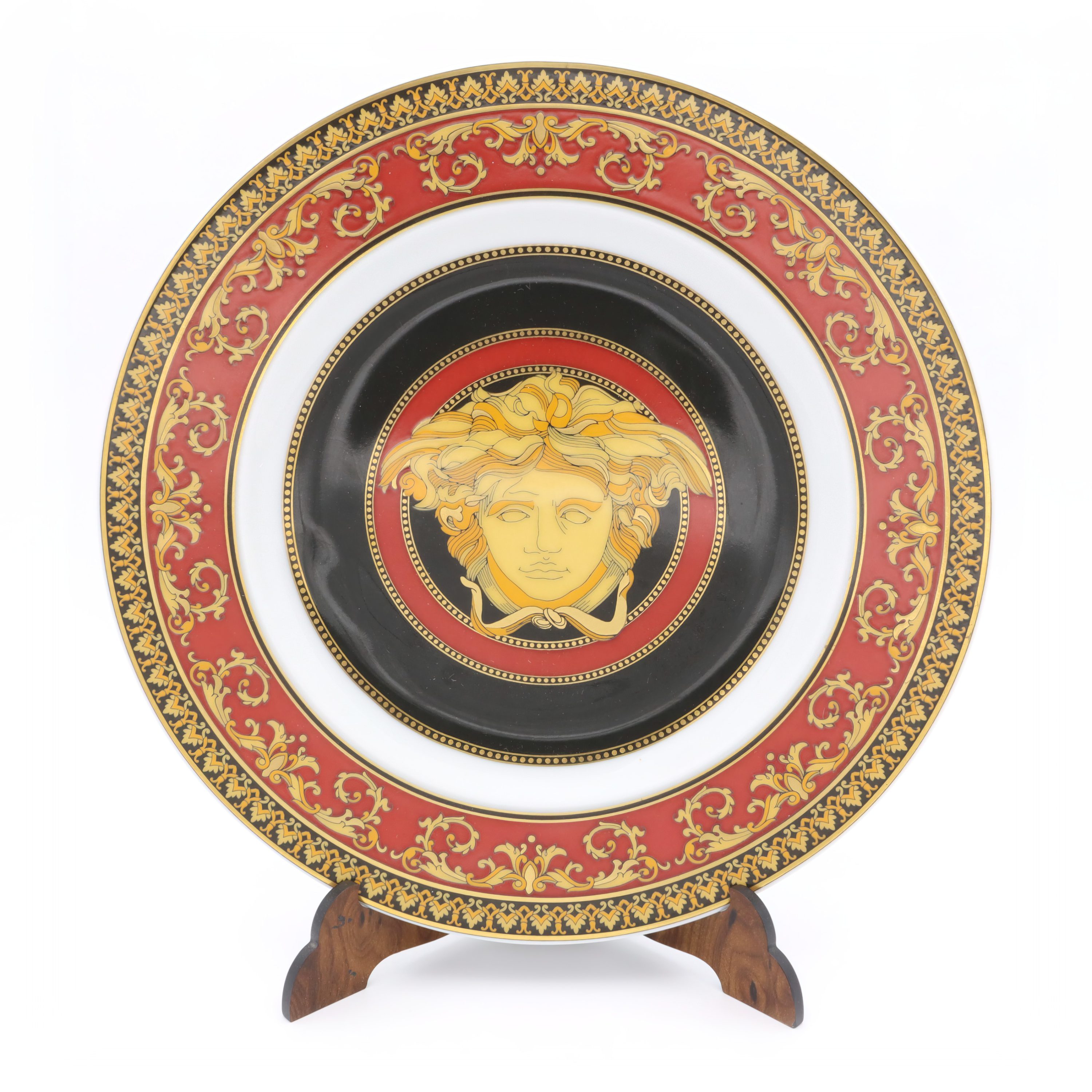 Versace Deko-Teller Von Rosenthal - Vintage Porzellan-Teller - Luxuriöse Wohnaccessoires - Sammelbare Wandschmuck - Designer-Tafelgeschirr