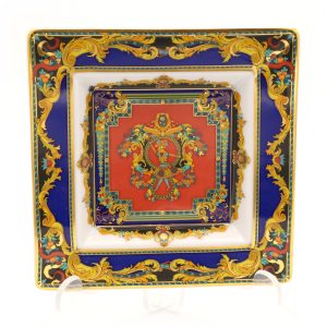 Versace Aschenbecher - Rosenthal Versace Schmuckschale - Vintage Versace Wohnaccessoire - Luxus Porzellan Aschenbecher