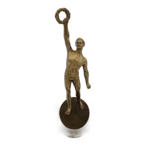 Bronzemedaille-Gewinner Statue - Olympische Spiele 1938 - Berlin-Spiele Art-Déco-Skulptur - Vintage Sport-Auszeichnung
