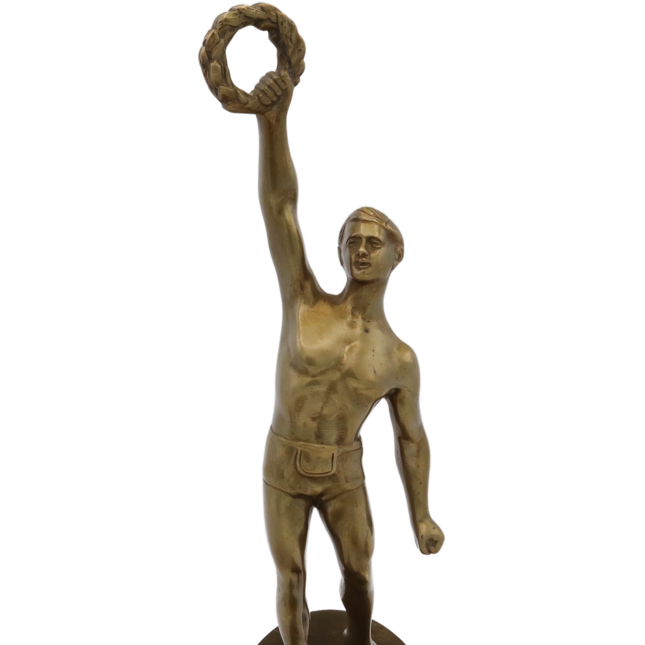 Bronzemedaille-Gewinner Statue - Olympische Spiele 1938 - Berlin-Spiele Art-Déco-Skulptur - Vintage Sport-Auszeichnung Thumbnail for Bronzemedaille-Gewinner Statue - Olympische Spiele 1938 - Berlin-Spiele Art-Déco-Skulptur - Vintage Sport-Auszeichnung