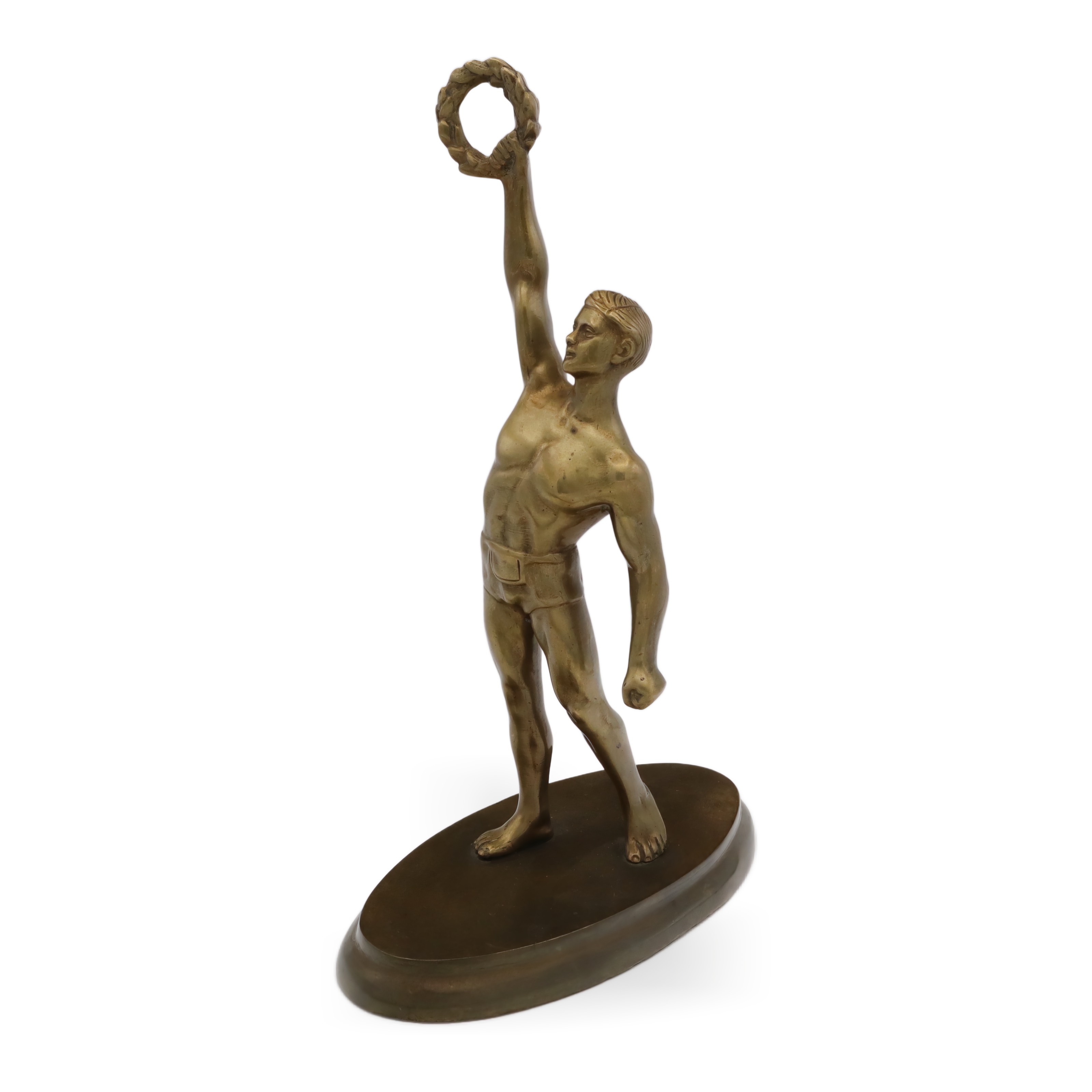 Bronzemedaille-Gewinner Statue - Olympische Spiele 1938 - Berlin-Spiele Art-Déco-Skulptur - Vintage Sport-Auszeichnung Thumbnail for Bronzemedaille-Gewinner Statue - Olympische Spiele 1938 - Berlin-Spiele Art-Déco-Skulptur - Vintage Sport-Auszeichnung