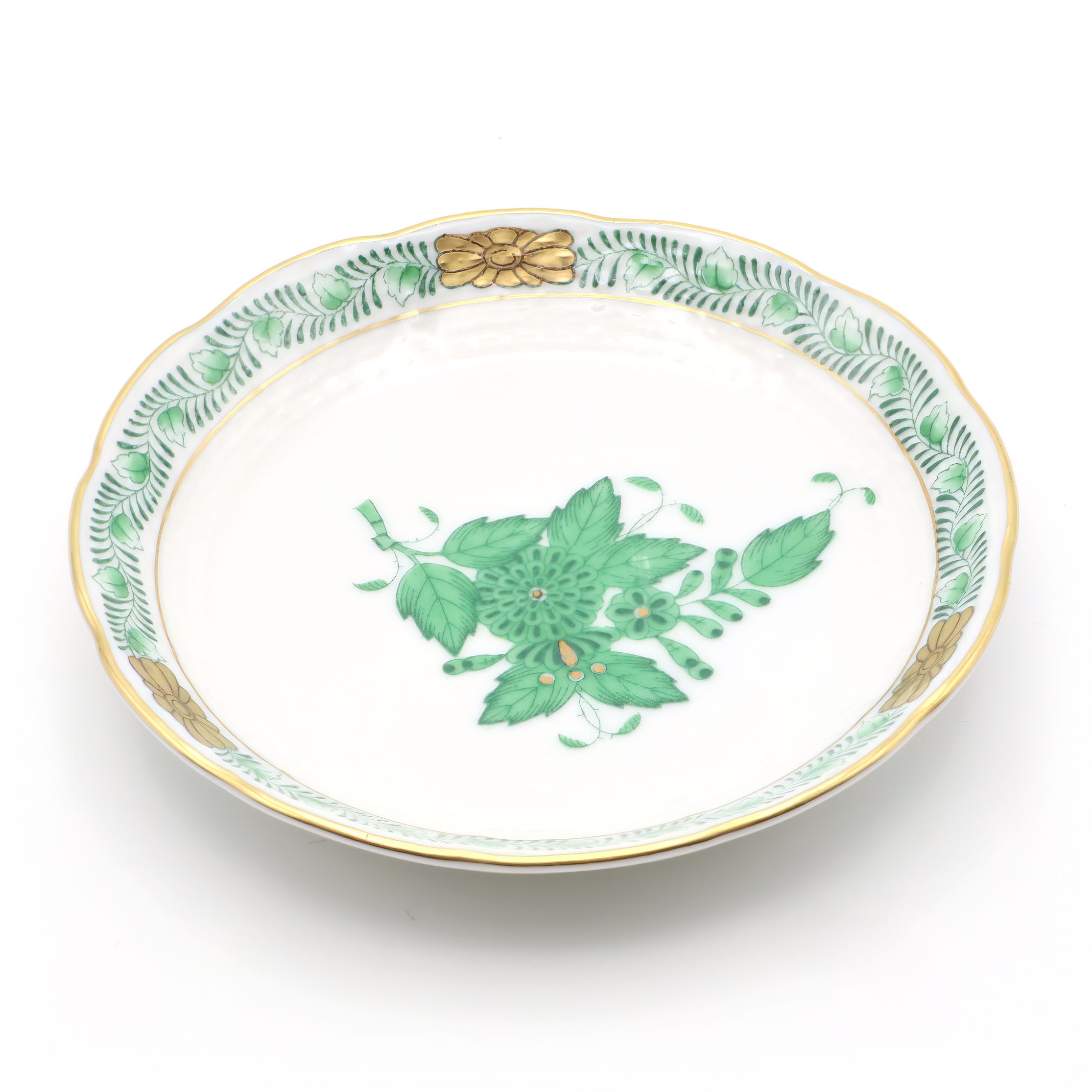 Herend Grün Schmuckschale - Chinesisches Bouquet Schmucktablett - Apponyi Grün Aschenbecher - Vintage Porzellanschale - Dekorative Catchall - Geschenk Herend Grün Schmuckschale - Chinesisches Bouquet Schmucktablett - Apponyi Grün Aschenbecher - Vintage Porzellanschale - Dekorative Catchall - Geschenk