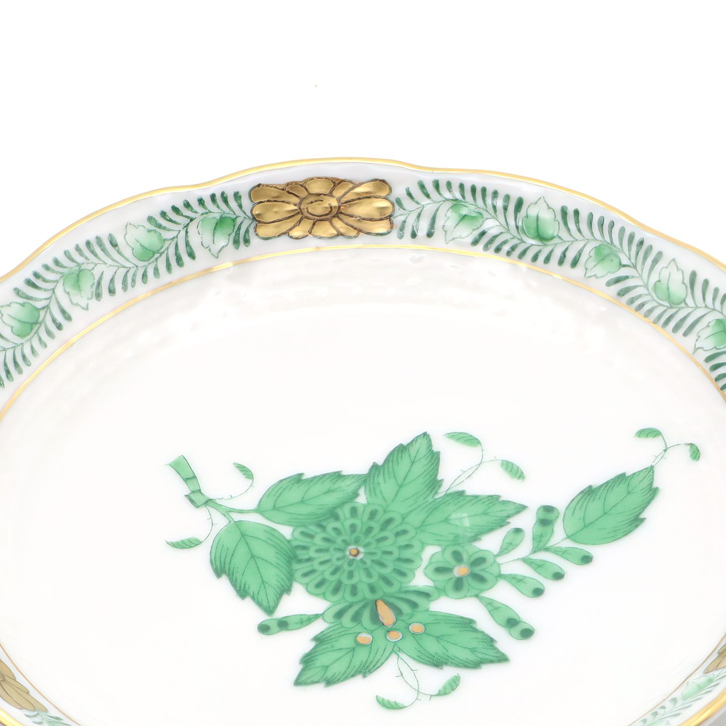 Herend Grün Schmuckschale - Chinesisches Bouquet Schmucktablett - Apponyi Grün Aschenbecher - Vintage Porzellanschale - Dekorative Catchall - Geschenk Thumbnail for Herend Grün Schmuckschale - Chinesisches Bouquet Schmucktablett - Apponyi Grün Aschenbecher - Vintage Porzellanschale - Dekorative Catchall - Geschenk