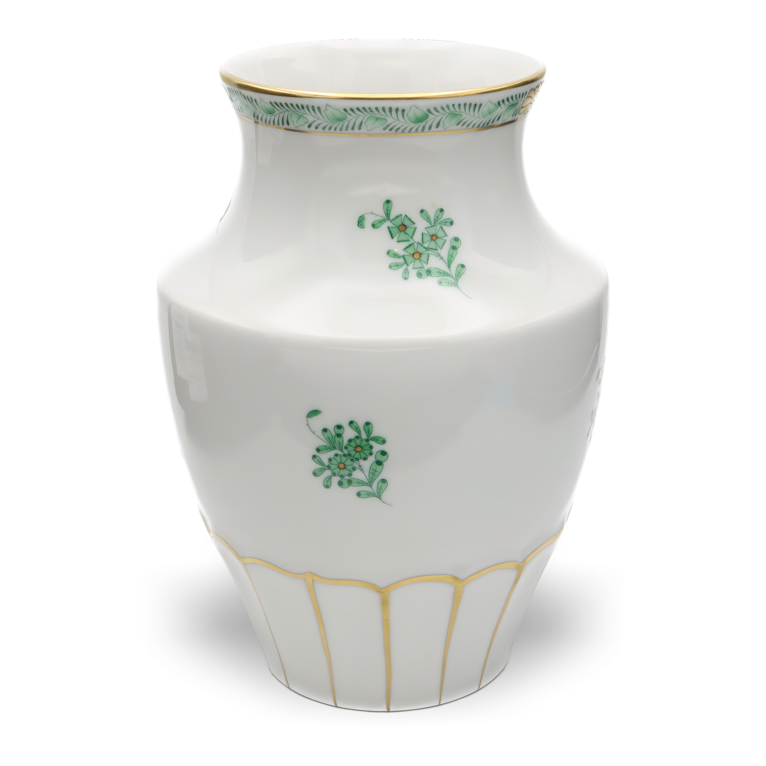 Herend Porzellan Grüner Chinesischer Blumenstrauß Vase - Vintage Herend Apponyi Blumenurne Vase Thumbnail for Herend Porzellan Grüner Chinesischer Blumenstrauß Vase - Vintage Herend Apponyi Blumenurne Vase