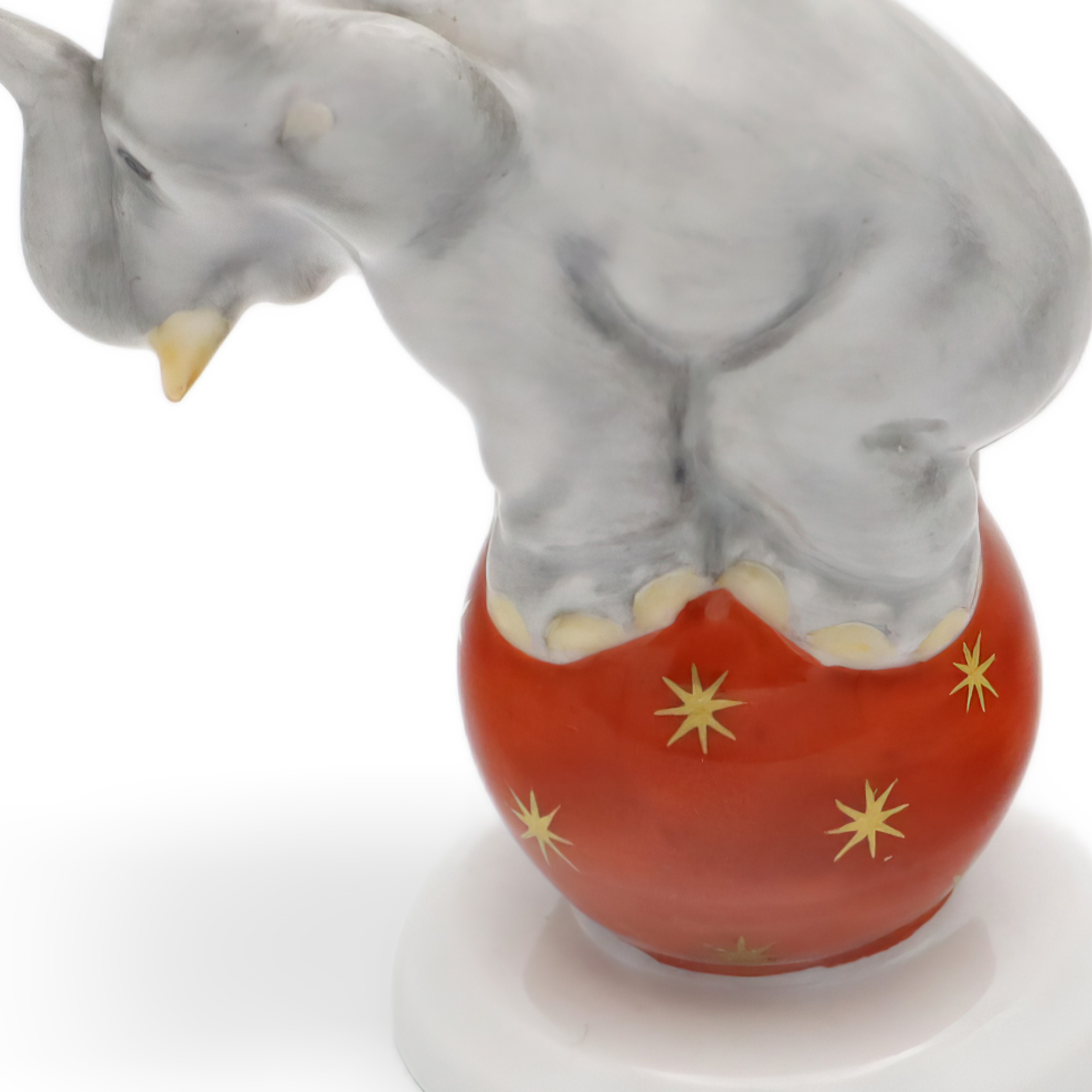 Herend Antiker Circus Elephant Porzellan Figur - Seltene Herendi Figur - Sammelbare Tier Skulptur Thumbnail for Herend Antiker Circus Elephant Porzellan Figur - Seltene Herendi Figur - Sammelbare Tier Skulptur