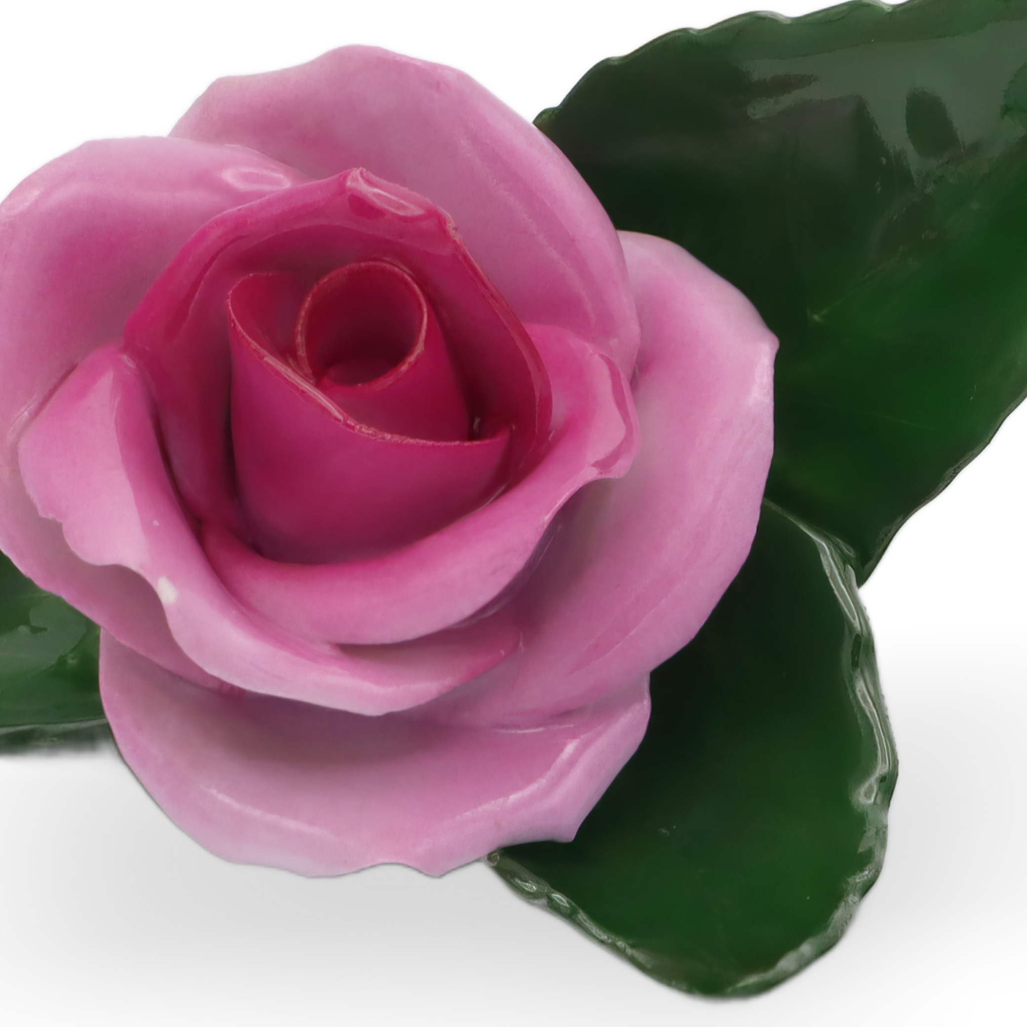 Porzellanrose - Herend Antike Rosa Rosen Briefbeschwerer - Handbemalte Porzellanfigur Thumbnail for Porzellanrose - Herend Antike Rosa Rosen Briefbeschwerer - Handbemalte Porzellanfigur