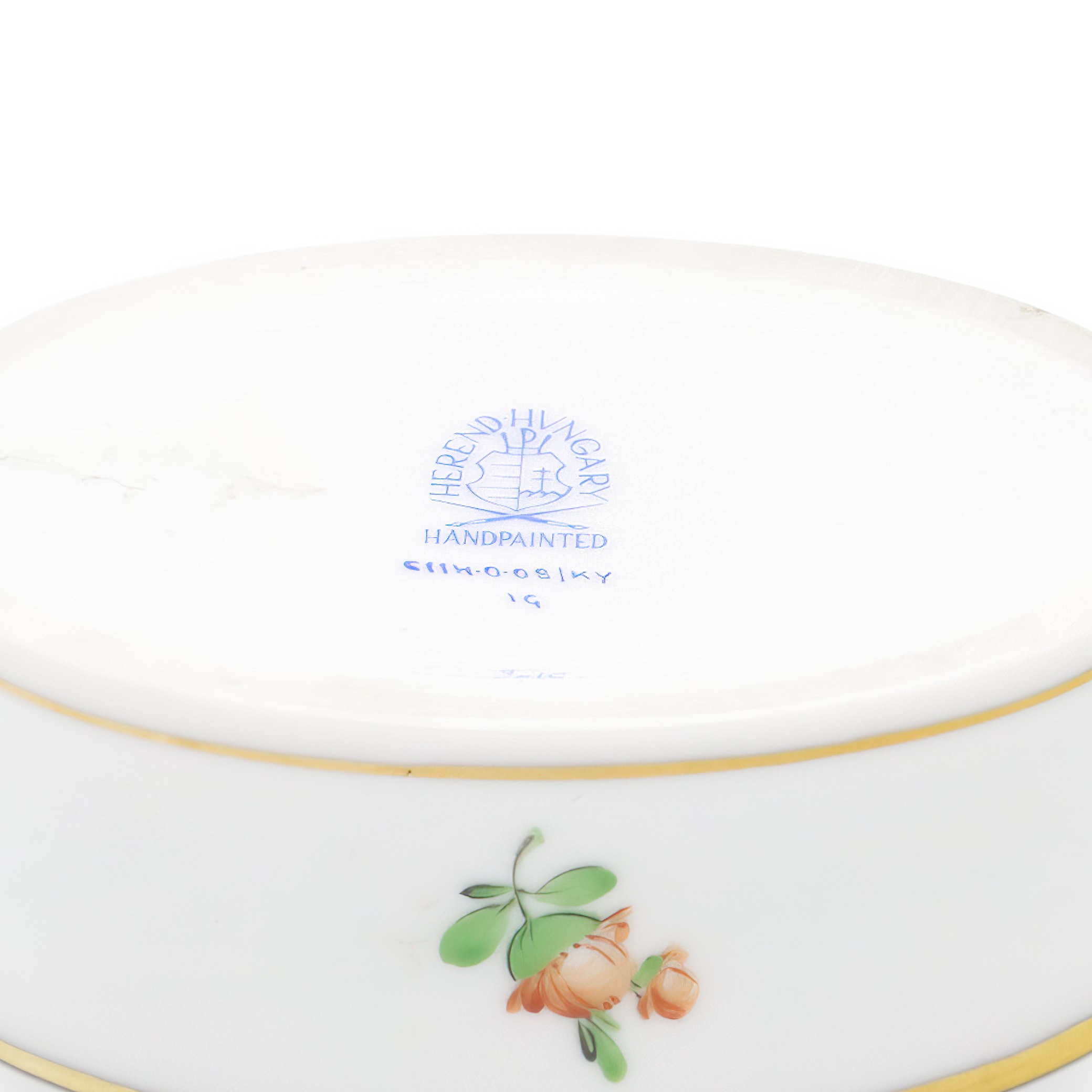 Herend Handbemalte Antike Schmuckdose Mit Rosenknauf - Ungarische Porzellan Schatulle - Viktorianisches Erinnerungsstück - Sammlerstück Thumbnail for Herend Handbemalte Antike Schmuckdose Mit Rosenknauf - Ungarische Porzellan Schatulle - Viktorianisches Erinnerungsstück - Sammlerstück