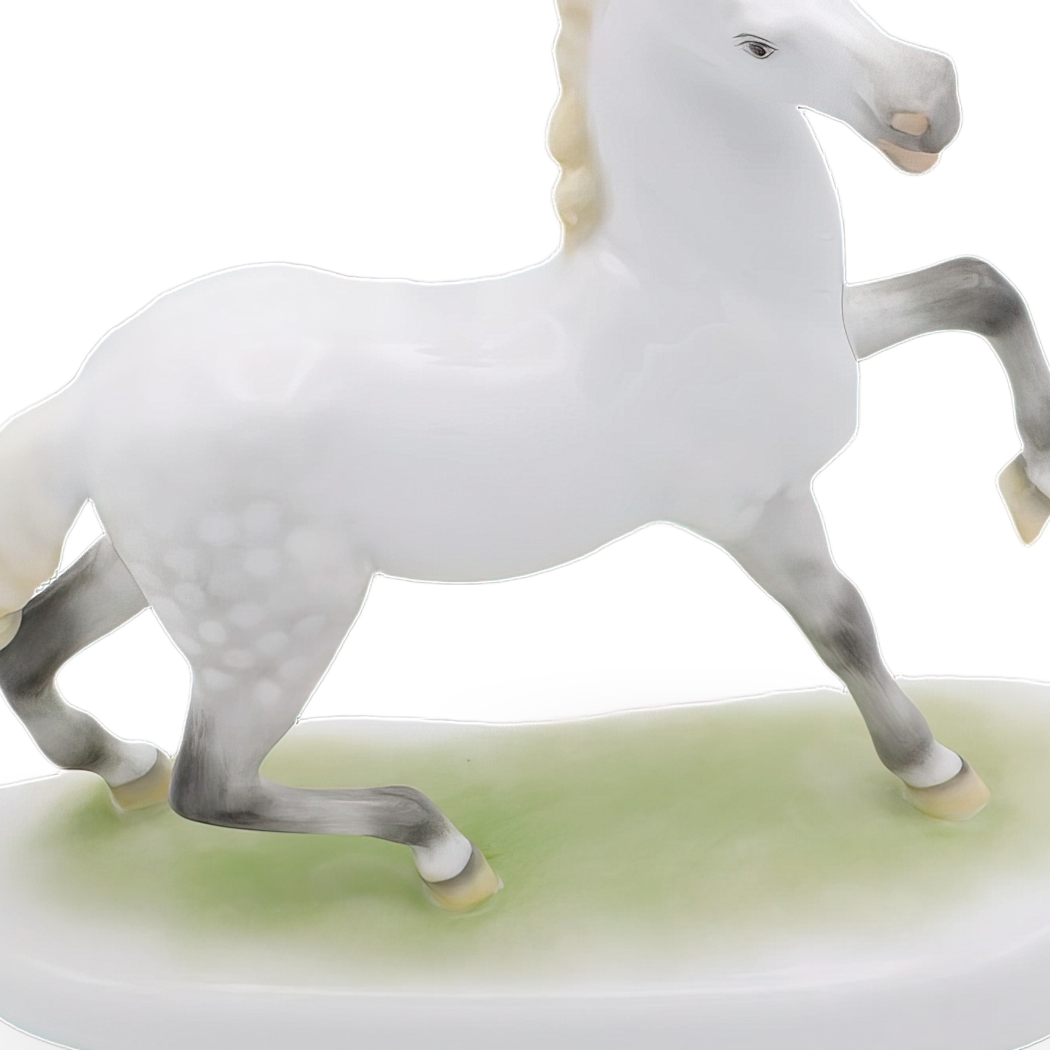 Herend Pferd Porzellan Statue - Ungarn - Handbemalte Reiterfigur - Vintage Herend Fohlen - Sammlerstück Herend Pferd Thumbnail for Herend Pferd Porzellan Statue - Ungarn - Handbemalte Reiterfigur - Vintage Herend Fohlen - Sammlerstück Herend Pferd