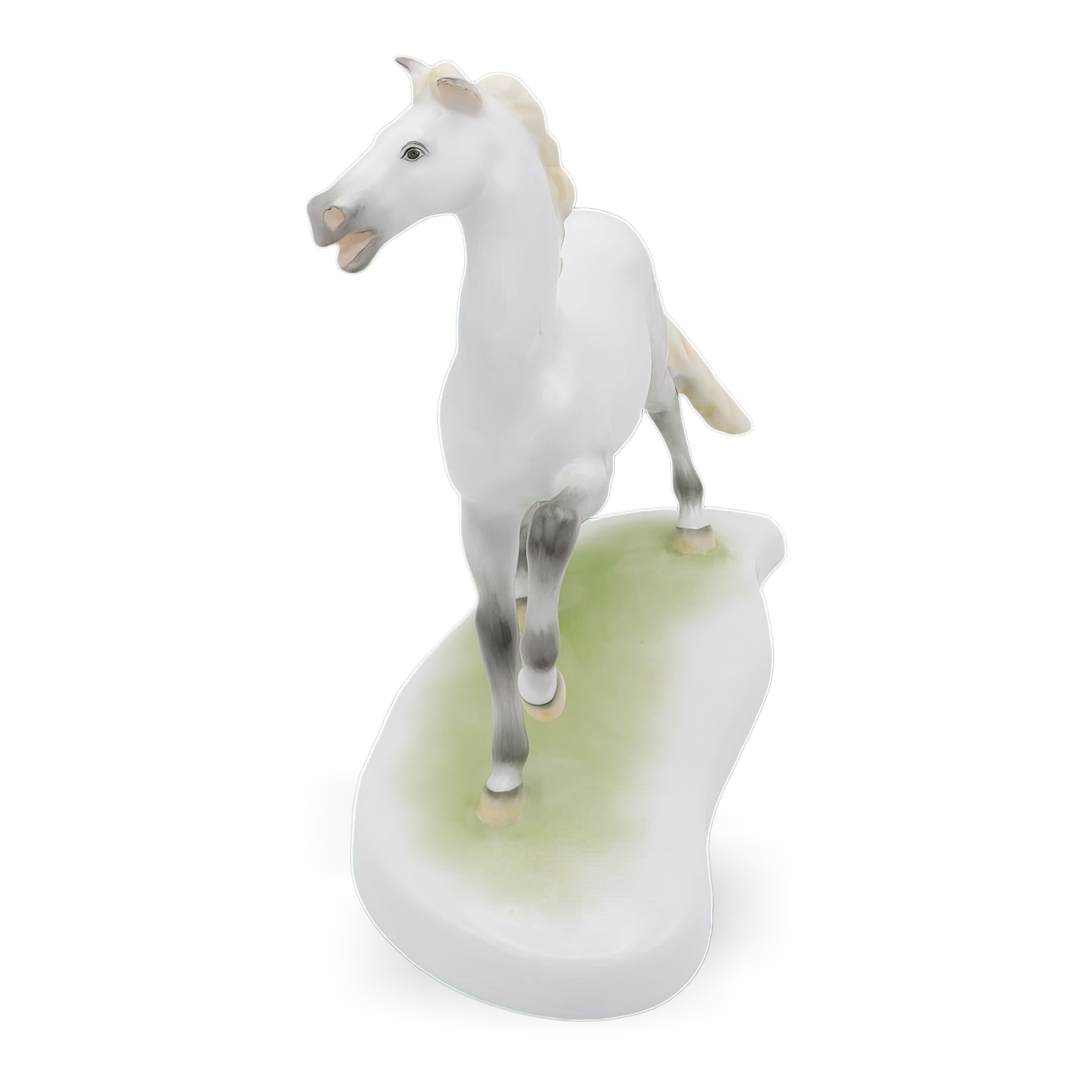 Herend Pferd Porzellan Statue - Ungarn - Handbemalte Reiterfigur - Vintage Herend Fohlen - Sammlerstück Herend Pferd Thumbnail for Herend Pferd Porzellan Statue - Ungarn - Handbemalte Reiterfigur - Vintage Herend Fohlen - Sammlerstück Herend Pferd