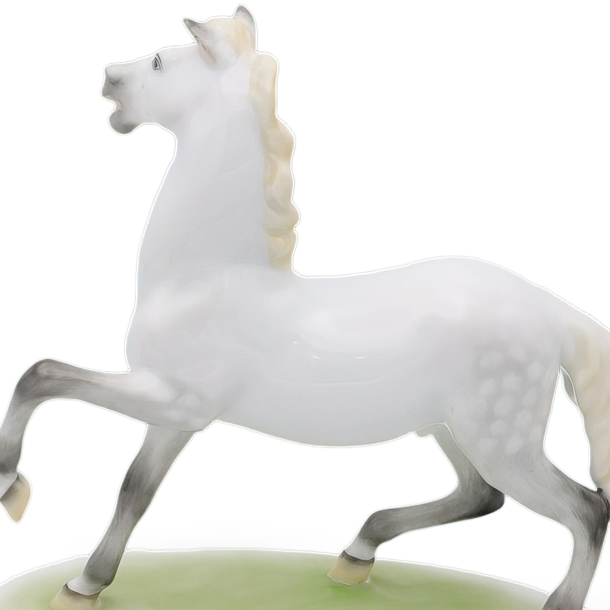 Herend Pferd Porzellan Statue - Ungarn - Handbemalte Reiterfigur - Vintage Herend Fohlen - Sammlerstück Herend Pferd Thumbnail for Herend Pferd Porzellan Statue - Ungarn - Handbemalte Reiterfigur - Vintage Herend Fohlen - Sammlerstück Herend Pferd