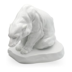 Herend Eisbär - Antike Tierfigur Eisbär Skulptur - Markup Bela 1927 - Ungarisches Porzellan Handbemalt - Vintage Keramiksammlerstück Herend Eisbär - Antike Tierfigur Eisbär Skulptur - Markup Bela 1927 - Ungarisches Porzellan Handbemalt - Vintage Keramiksammlerstück