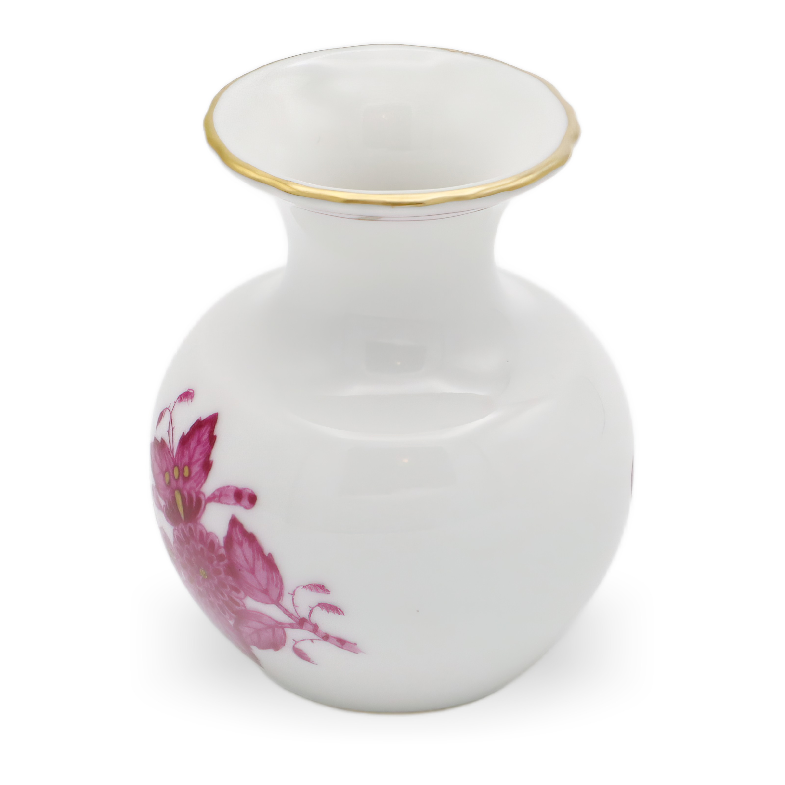 Herend Porzellan Chinese Bouquet Pur Pur Miniaturvase - Handbemalt Ungarn - Vintage Herend Bud Vase Thumbnail for Herend Porzellan Chinese Bouquet Pur Pur Miniaturvase - Handbemalt Ungarn - Vintage Herend Bud Vase