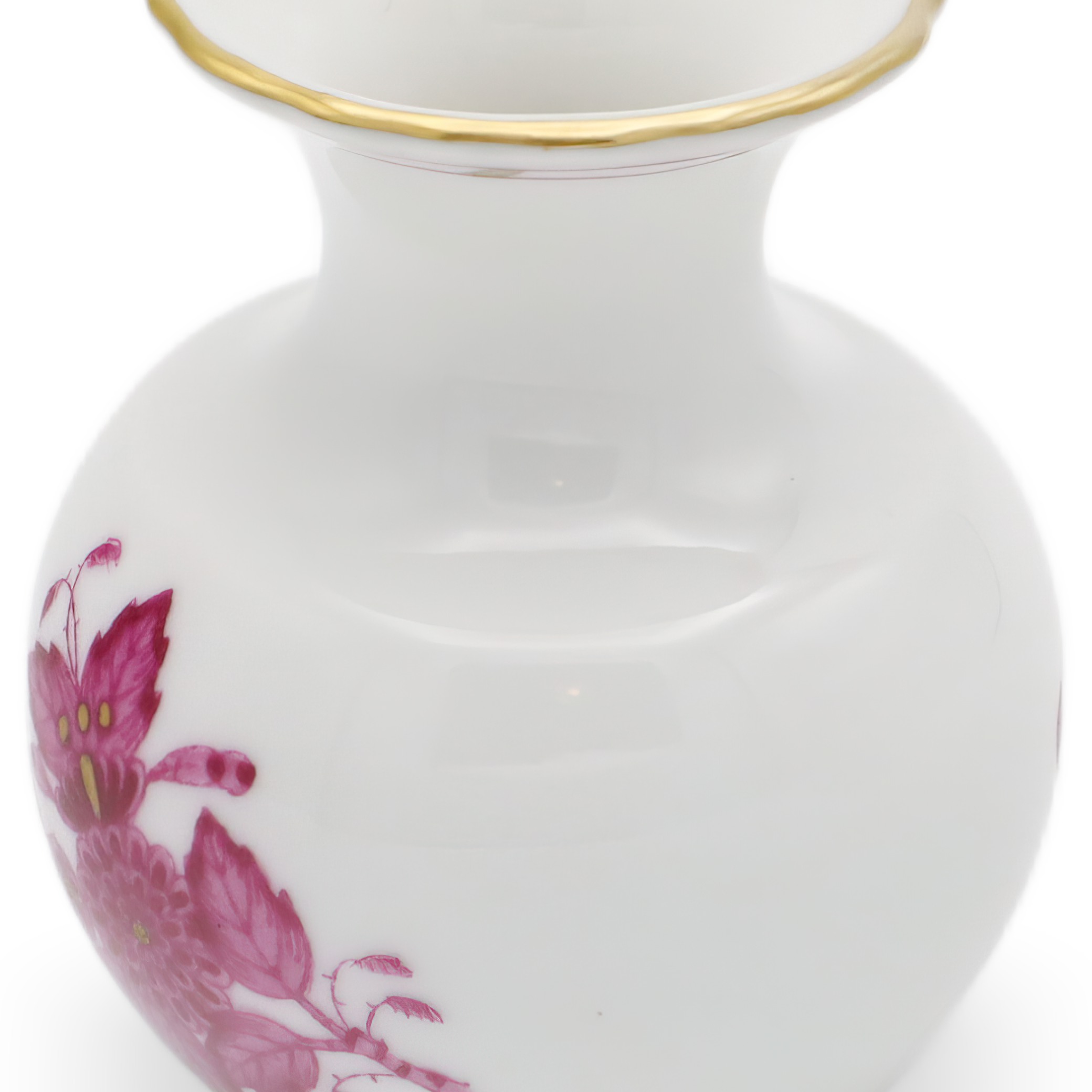 Herend Porzellan Chinese Bouquet Pur Pur Miniaturvase - Handbemalt Ungarn - Vintage Herend Bud Vase Thumbnail for Herend Porzellan Chinese Bouquet Pur Pur Miniaturvase - Handbemalt Ungarn - Vintage Herend Bud Vase
