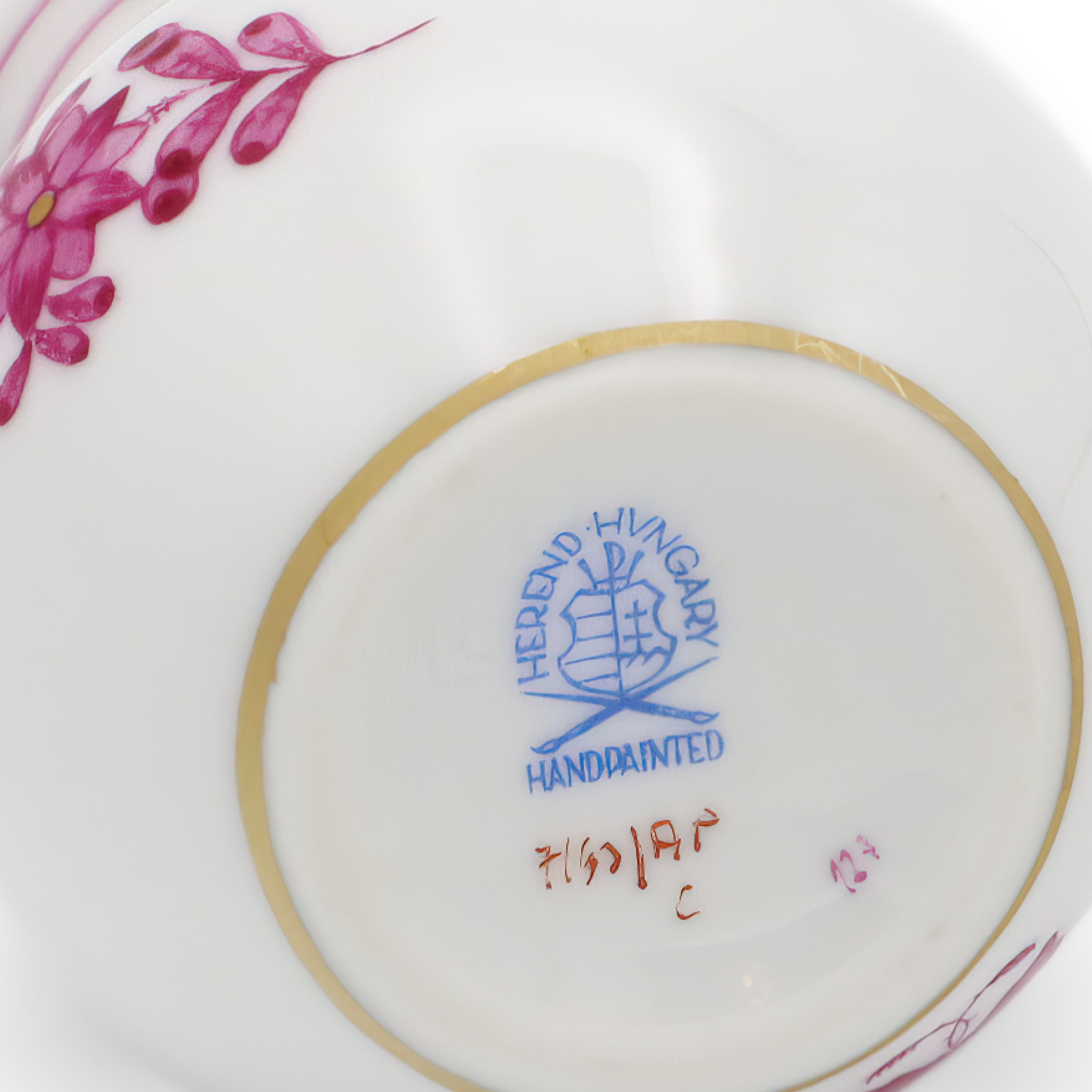 Herend Porzellan Chinese Bouquet Pur Pur Miniaturvase - Handbemalt Ungarn - Vintage Herend Bud Vase Thumbnail for Herend Porzellan Chinese Bouquet Pur Pur Miniaturvase - Handbemalt Ungarn - Vintage Herend Bud Vase