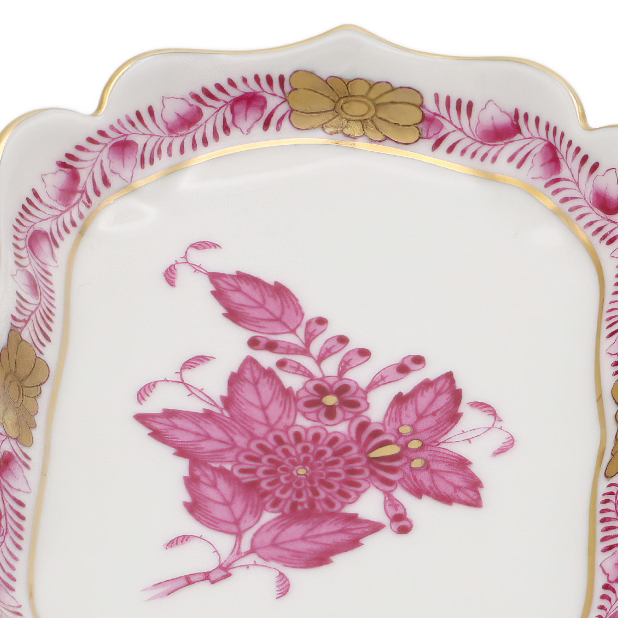 Herend Porzellan Chinesisches Bouquet Purpur Schmuckschale Vintage - Violette Blumen - Ungarn - Handbemalt - Dekoration Für Die Kommode - Selten Thumbnail for Herend Porzellan Chinesisches Bouquet Purpur Schmuckschale Vintage - Violette Blumen - Ungarn - Handbemalt - Dekoration Für Die Kommode - Selten