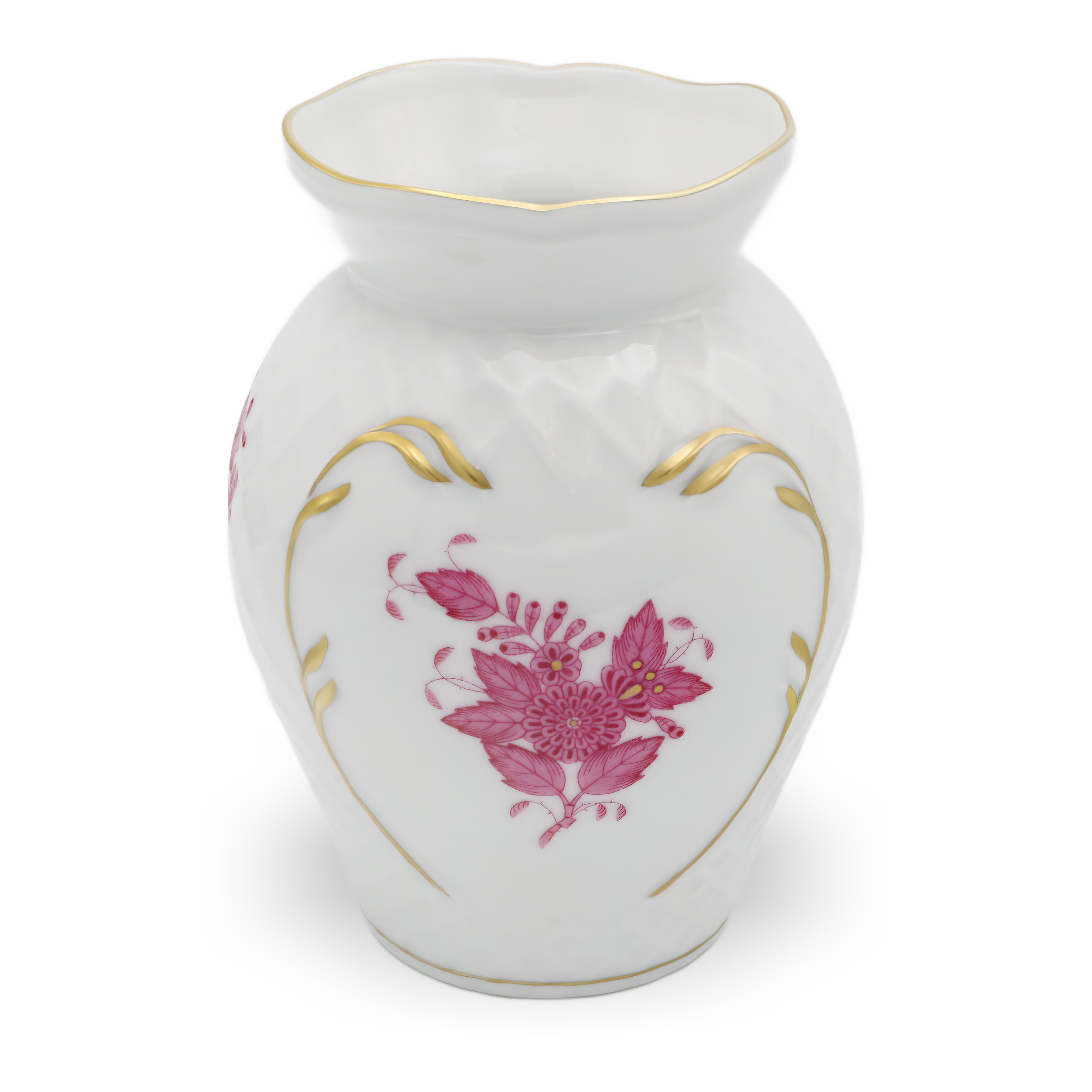 Herend Porzellan Chinese Bouquet Pur Pur Vintage Vase - Queen Victoria Muster - Ungarn - Handbemalt - Blumenmotiv - Seltenes Sammlerstück Herend Porzellan Chinese Bouquet Pur Pur Vintage Vase - Queen Victoria Muster - Ungarn - Handbemalt - Blumenmotiv - Seltenes Sammlerstück