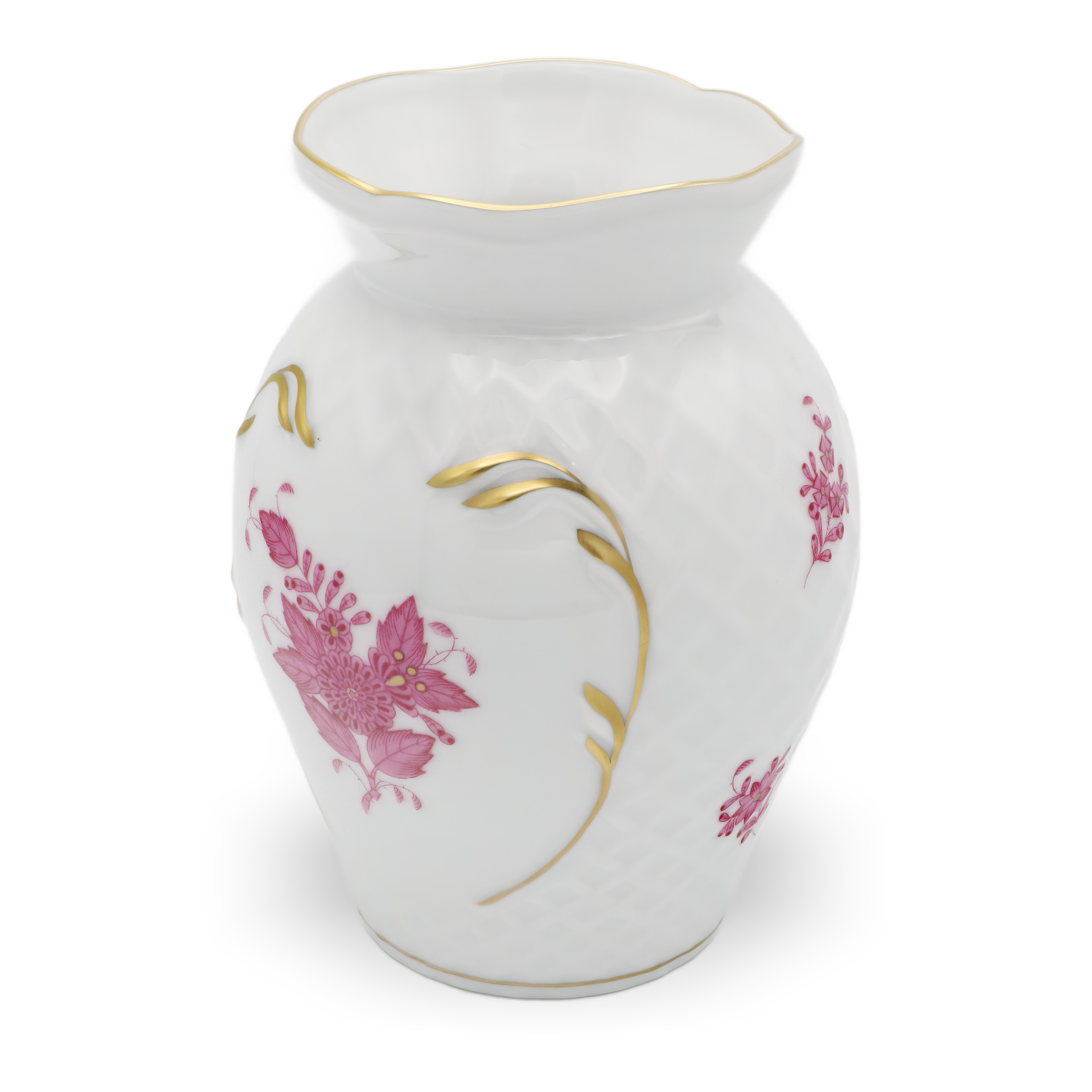 Herend Porzellan Chinese Bouquet Pur Pur Vintage Vase - Queen Victoria Muster - Ungarn - Handbemalt - Blumenmotiv - Seltenes Sammlerstück Thumbnail for Herend Porzellan Chinese Bouquet Pur Pur Vintage Vase - Queen Victoria Muster - Ungarn - Handbemalt - Blumenmotiv - Seltenes Sammlerstück