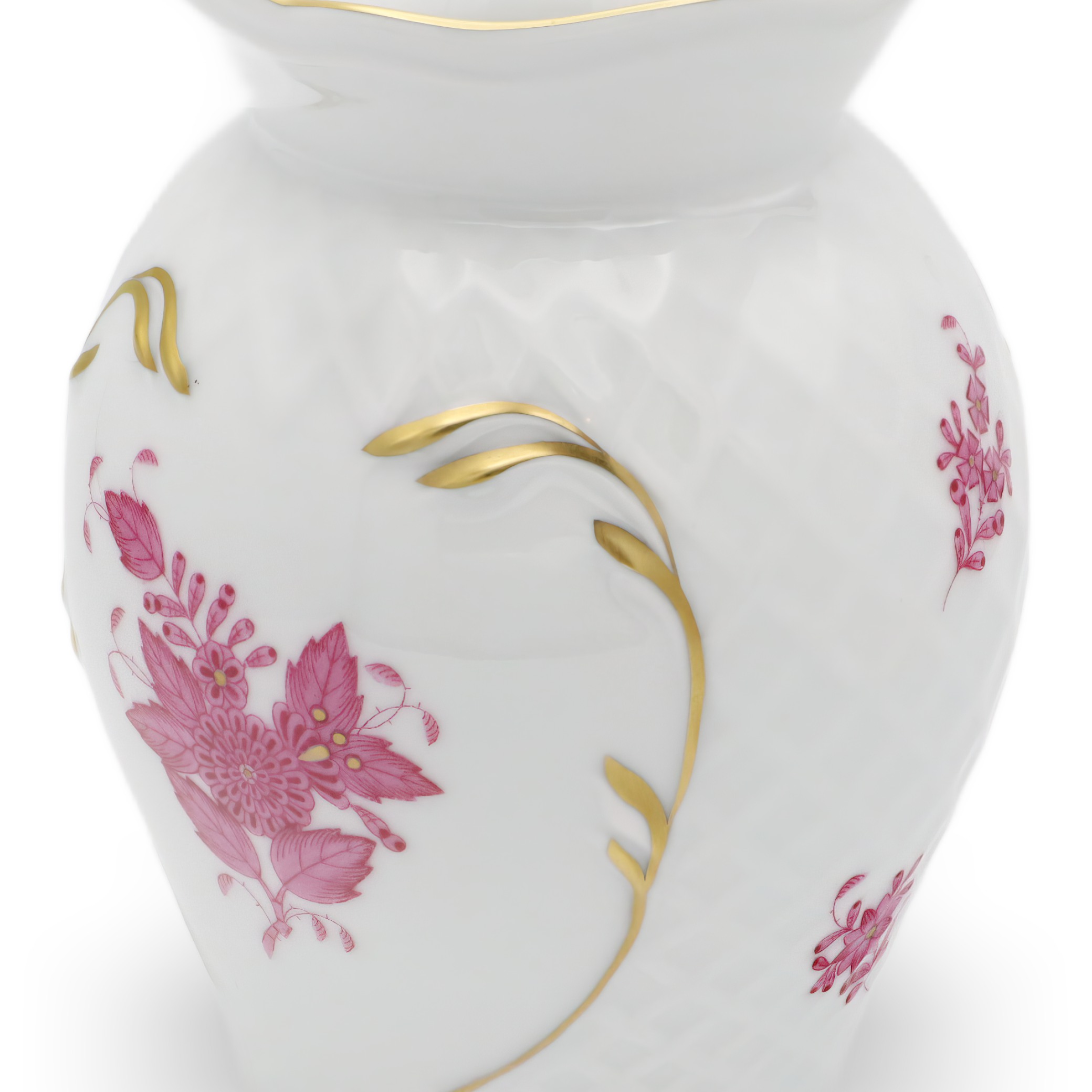 Herend Porzellan Chinese Bouquet Pur Pur Vintage Vase - Queen Victoria Muster - Ungarn - Handbemalt - Blumenmotiv - Seltenes Sammlerstück Thumbnail for Herend Porzellan Chinese Bouquet Pur Pur Vintage Vase - Queen Victoria Muster - Ungarn - Handbemalt - Blumenmotiv - Seltenes Sammlerstück