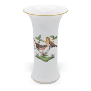 Herend Porzellan Rothschild Vase - Handbemalte Vögel - Vintage Ungarisches Porzellan - Gemarkt - Feines Sammlerobjekt Dekor