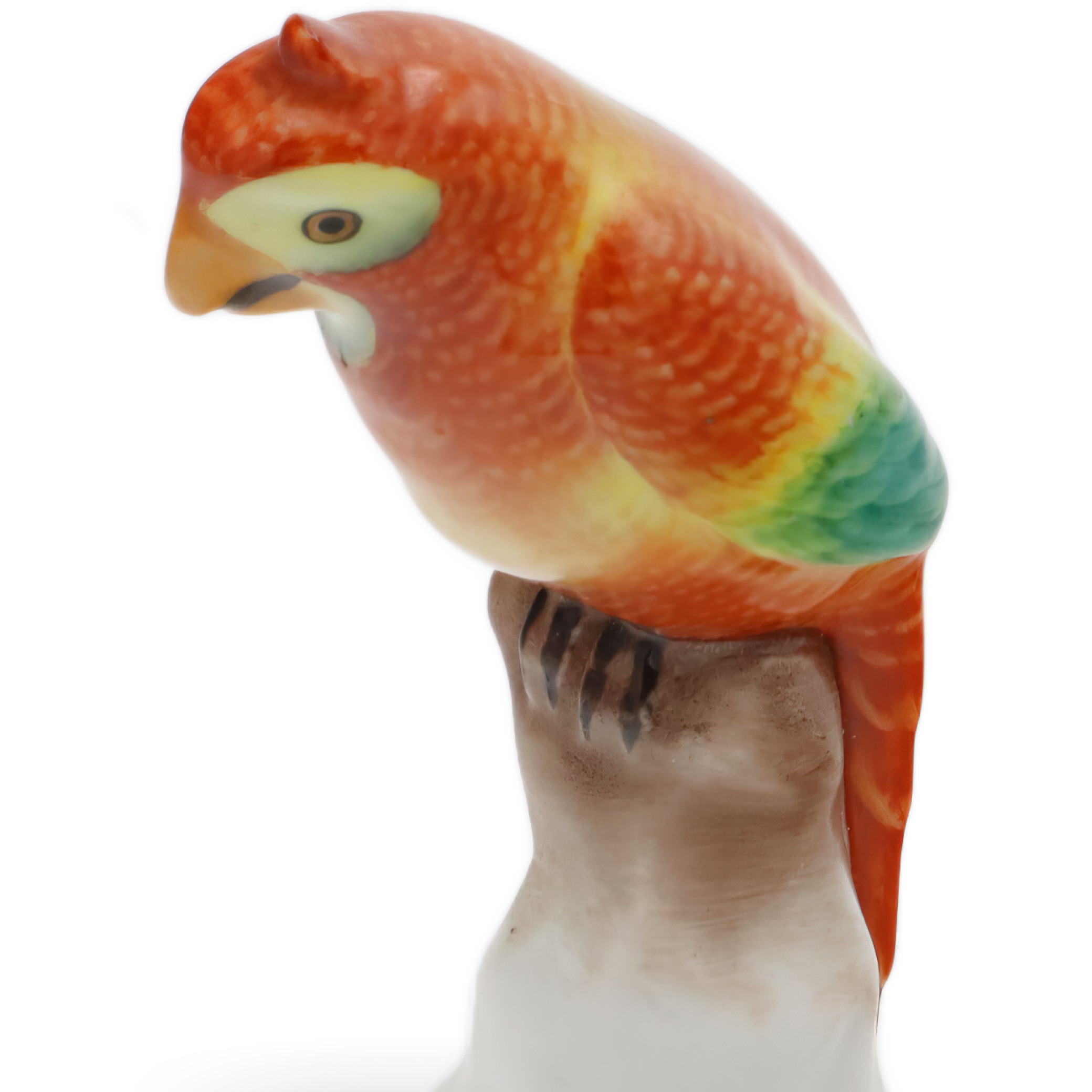 Herend Roter Papagei Figur - Handbemalt - Klassisch - Rothschild Vogel - Ungarisches Porzellan - Vintage Tier Sammlerstück - Seltene Herend Kunst Thumbnail for Herend Roter Papagei Figur - Handbemalt - Klassisch - Rothschild Vogel - Ungarisches Porzellan - Vintage Tier Sammlerstück - Seltene Herend Kunst