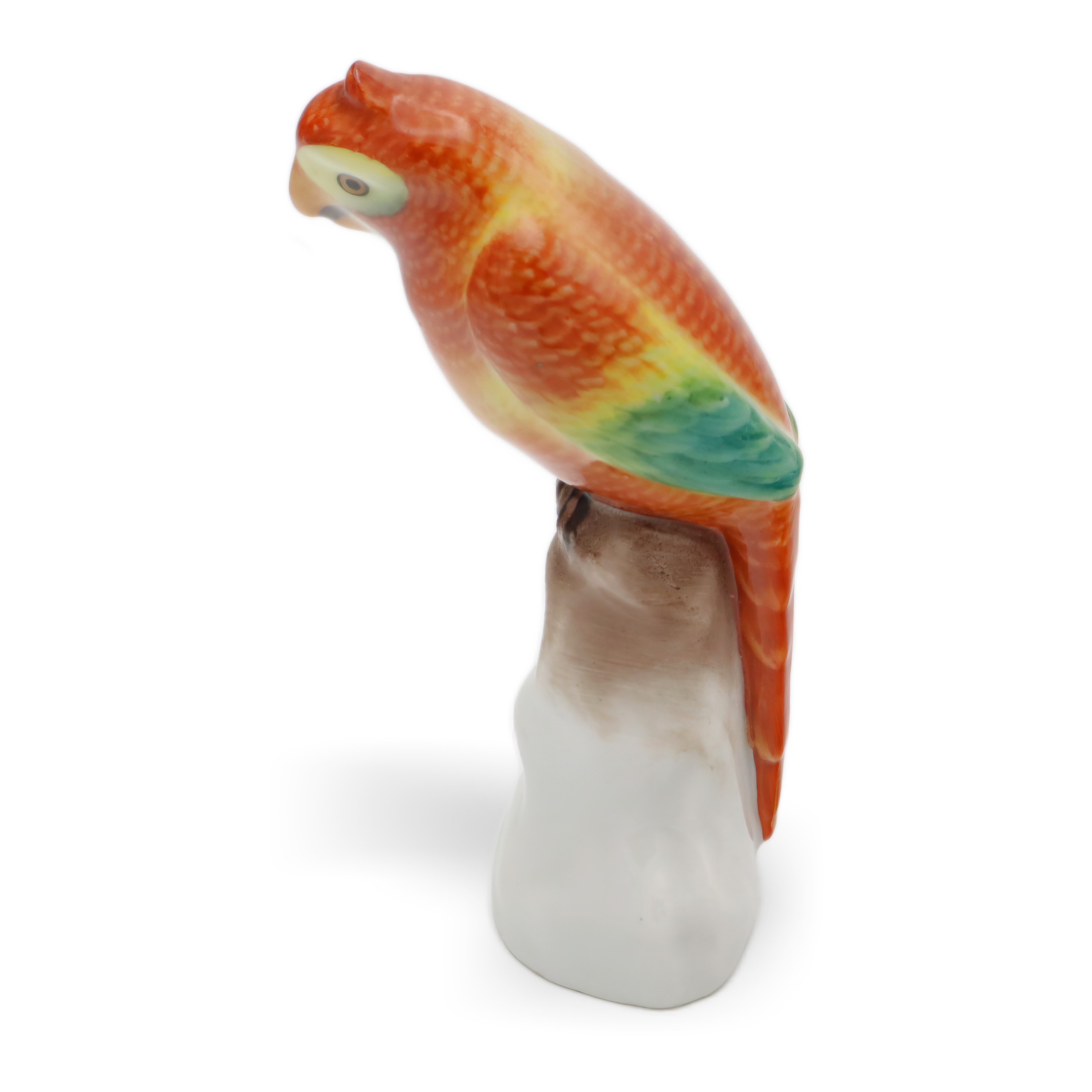 Herend Roter Papagei Figur - Handbemalt - Klassisch - Rothschild Vogel - Ungarisches Porzellan - Vintage Tier Sammlerstück - Seltene Herend Kunst Thumbnail for Herend Roter Papagei Figur - Handbemalt - Klassisch - Rothschild Vogel - Ungarisches Porzellan - Vintage Tier Sammlerstück - Seltene Herend Kunst