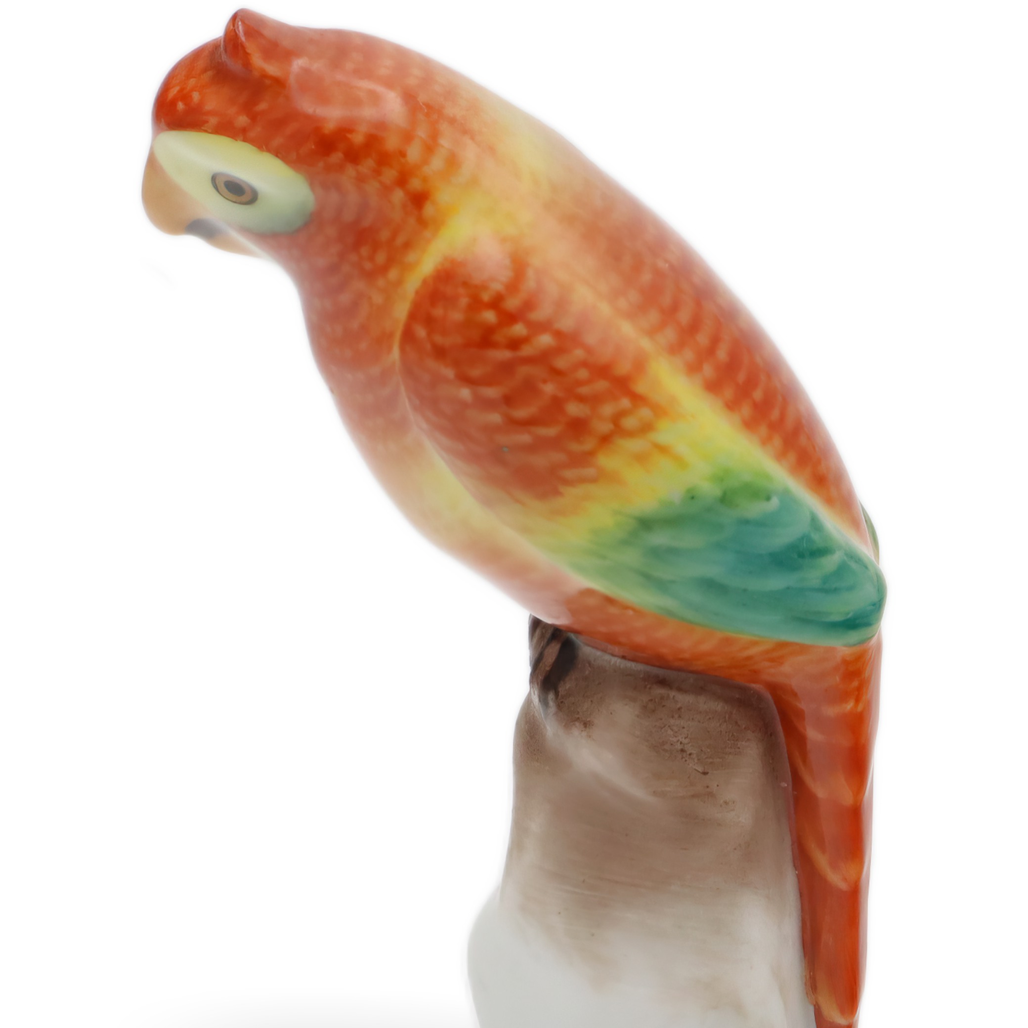 Herend Roter Papagei Figur - Handbemalt - Klassisch - Rothschild Vogel - Ungarisches Porzellan - Vintage Tier Sammlerstück - Seltene Herend Kunst Thumbnail for Herend Roter Papagei Figur - Handbemalt - Klassisch - Rothschild Vogel - Ungarisches Porzellan - Vintage Tier Sammlerstück - Seltene Herend Kunst