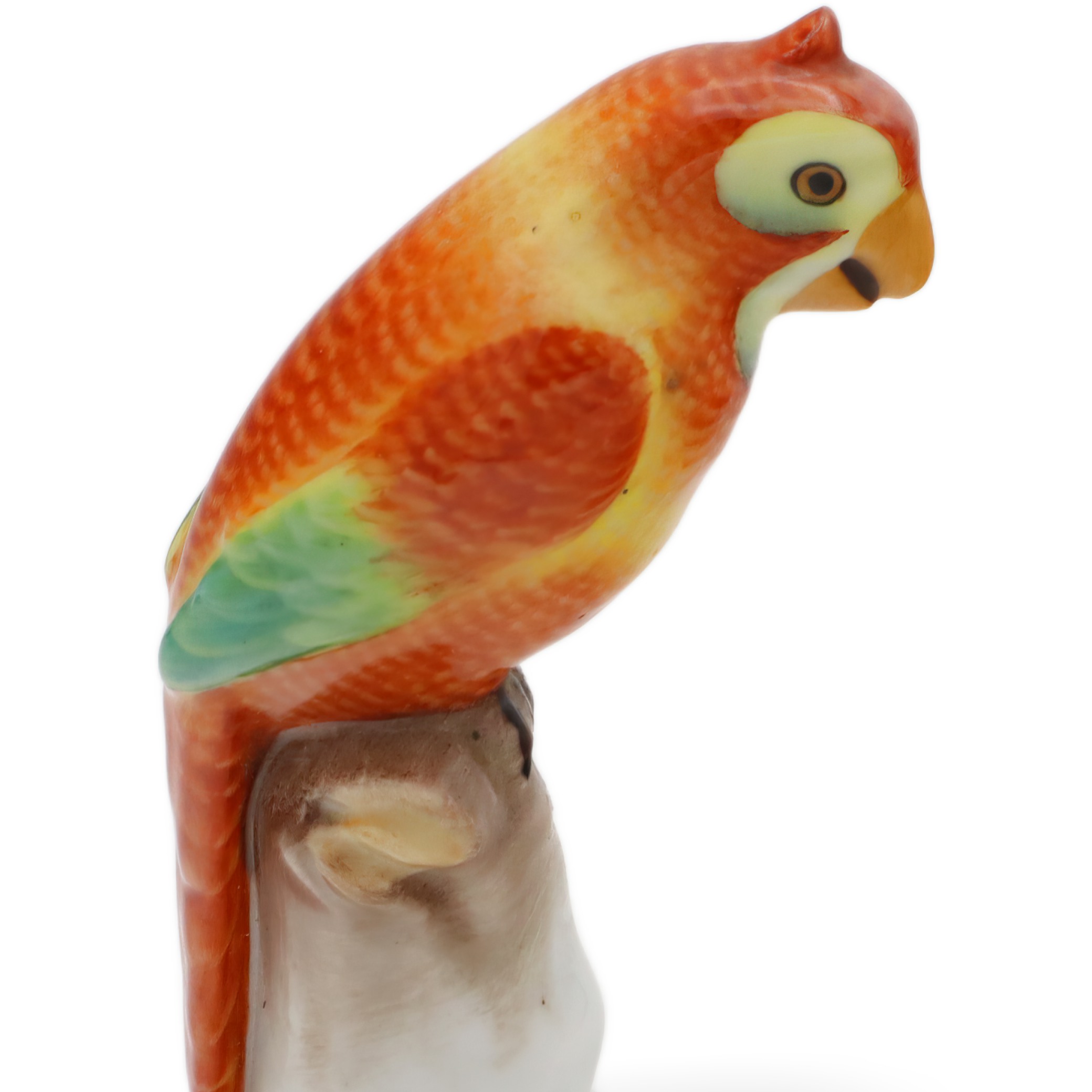 Herend Roter Papagei Figur - Handbemalt - Klassisch - Rothschild Vogel - Ungarisches Porzellan - Vintage Tier Sammlerstück - Seltene Herend Kunst Thumbnail for Herend Roter Papagei Figur - Handbemalt - Klassisch - Rothschild Vogel - Ungarisches Porzellan - Vintage Tier Sammlerstück - Seltene Herend Kunst