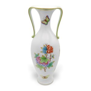 Herend Victoria Amphorenvase - Handbemaltes Porzellan - Große Klassische Vase