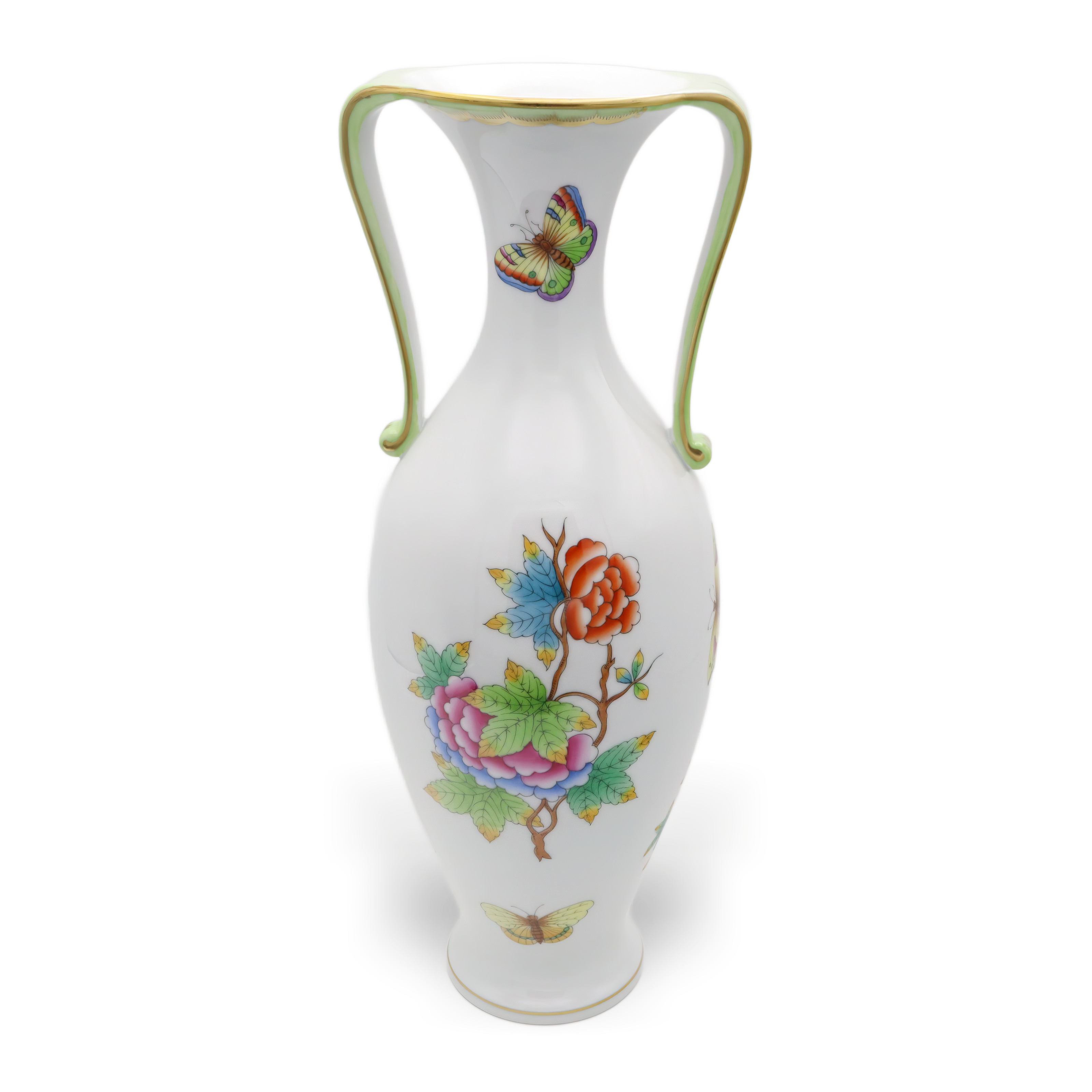 Herend Victoria Amphorenvase - Handbemaltes Porzellan - Große Klassische Vase Herend Victoria Amphorenvase - Handbemaltes Porzellan - Große Klassische Vase