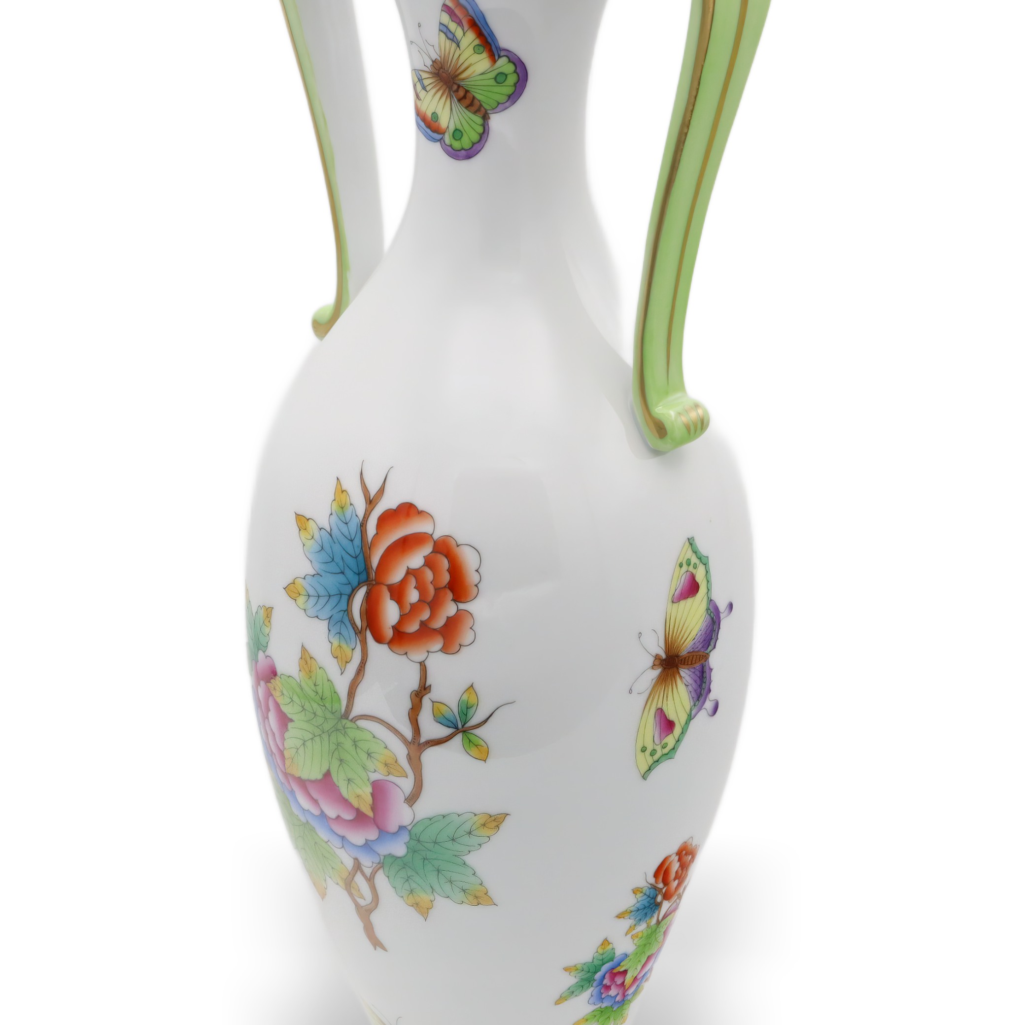 Herend Victoria Amphorenvase - Handbemaltes Porzellan - Große Klassische Vase Thumbnail for Herend Victoria Amphorenvase - Handbemaltes Porzellan - Große Klassische Vase