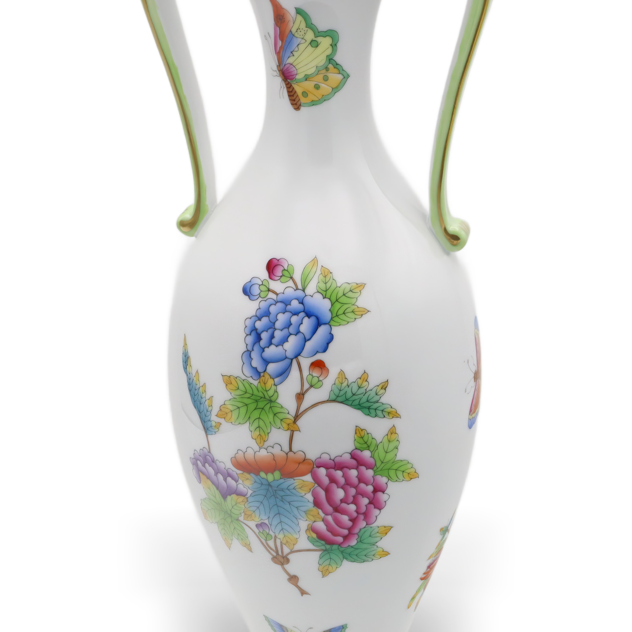 Herend Victoria Amphorenvase - Handbemaltes Porzellan - Große Klassische Vase Thumbnail for Herend Victoria Amphorenvase - Handbemaltes Porzellan - Große Klassische Vase