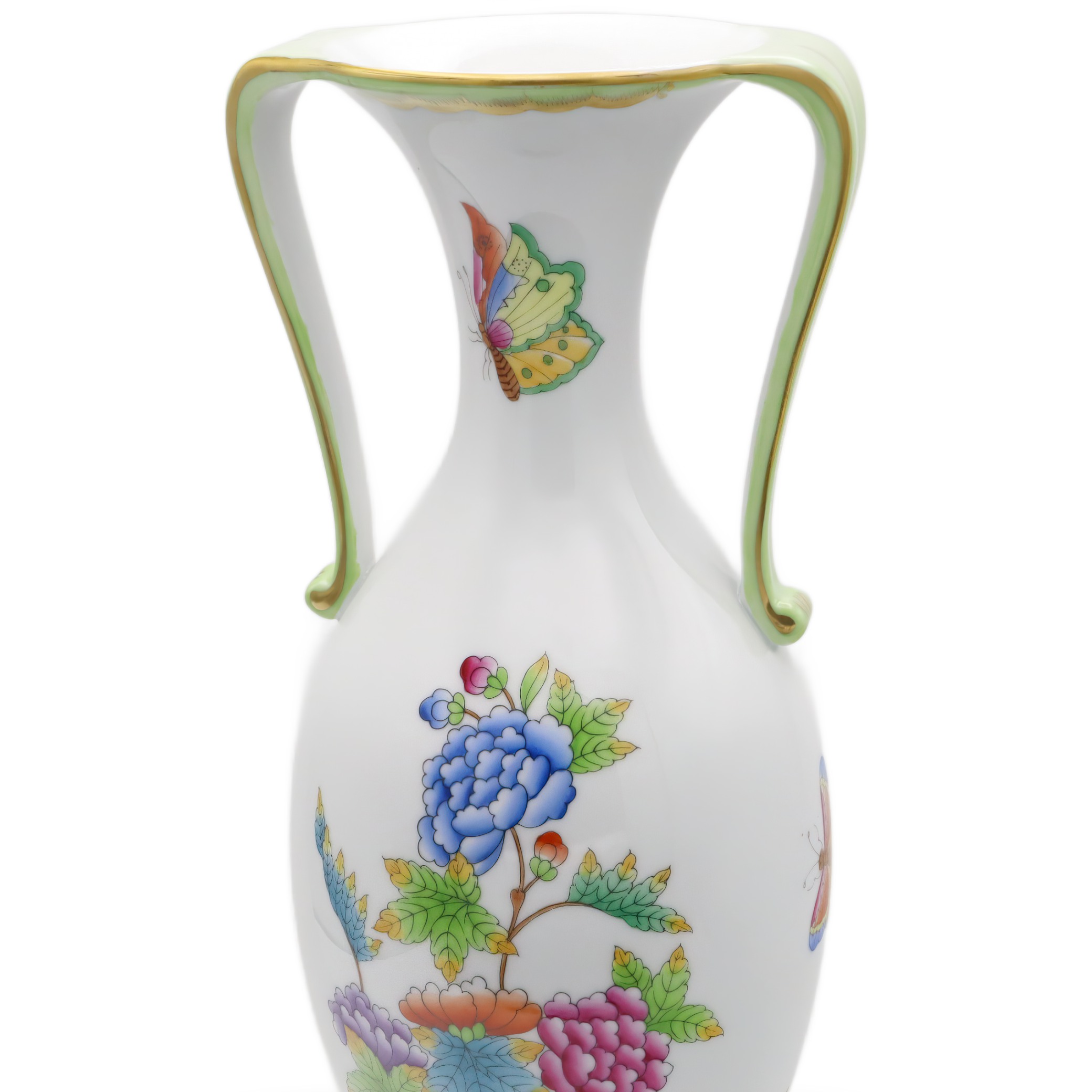 Herend Victoria Amphorenvase - Handbemaltes Porzellan - Große Klassische Vase Thumbnail for Herend Victoria Amphorenvase - Handbemaltes Porzellan - Große Klassische Vase