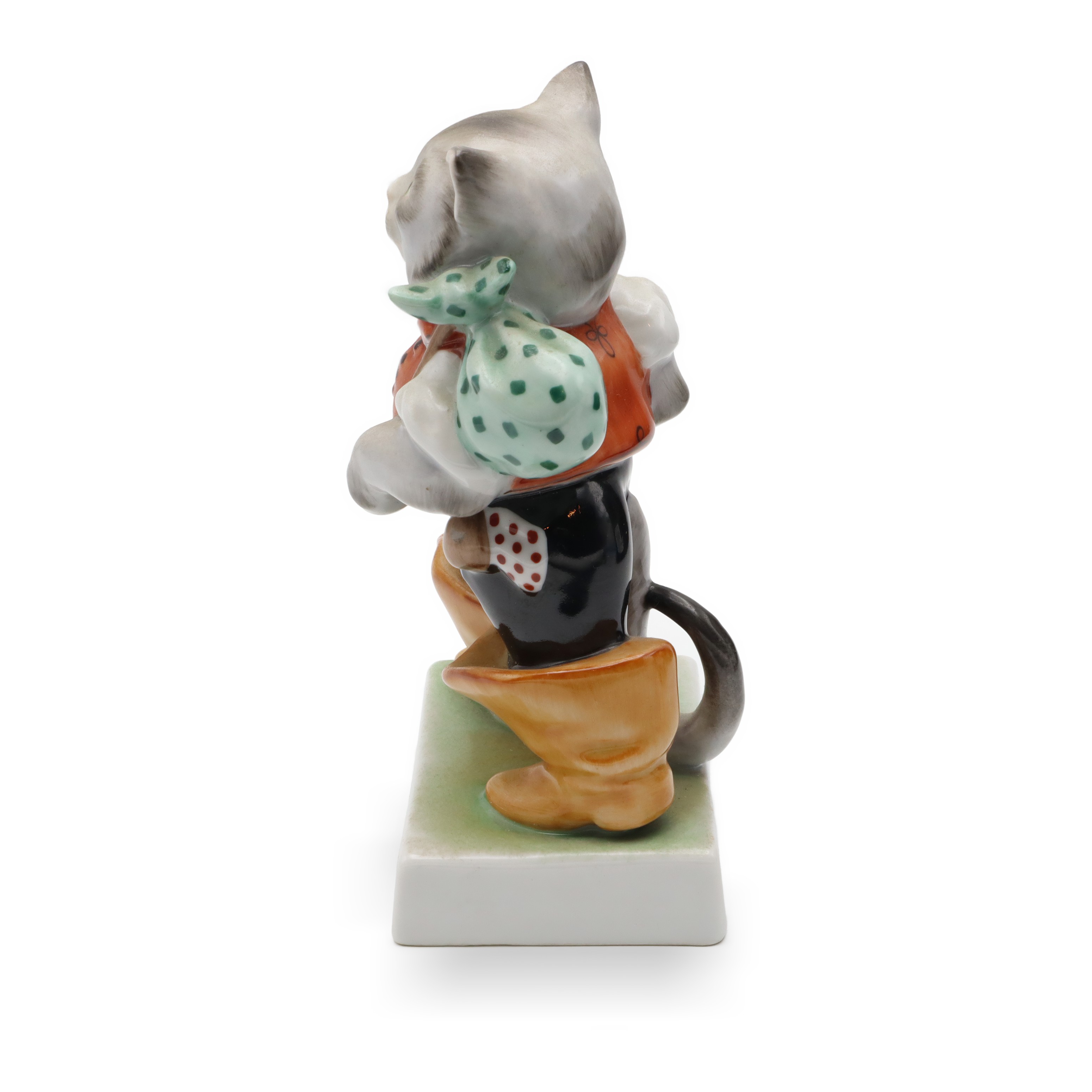 Der Gestiefelte Kater Herend Porzellanfigur - Katzenskulptur - Katzen-Sammelobjekt - Vintage Herend Katzenstatue Handbemalt - Keramik. Thumbnail for Der Gestiefelte Kater Herend Porzellanfigur - Katzenskulptur - Katzen-Sammelobjekt - Vintage Herend Katzenstatue Handbemalt - Keramik.