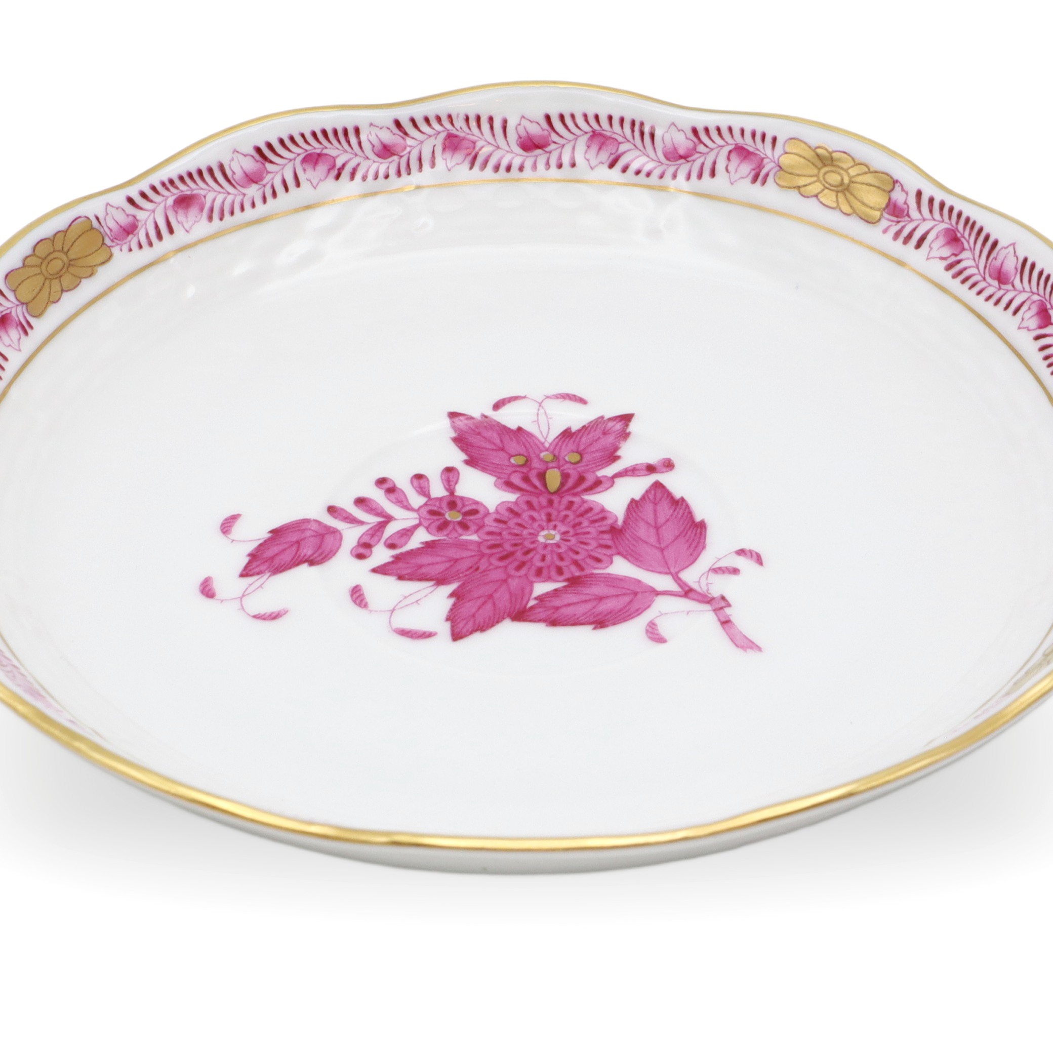 Antike Herend Tee Kaffee Tasse Mit Untertasse - Apponyi Purpur Muster - Ungarn Porzellan - Handbemalt - Vintage Sammlerstück Thumbnail for Antike Herend Tee Kaffee Tasse Mit Untertasse - Apponyi Purpur Muster - Ungarn Porzellan - Handbemalt - Vintage Sammlerstück