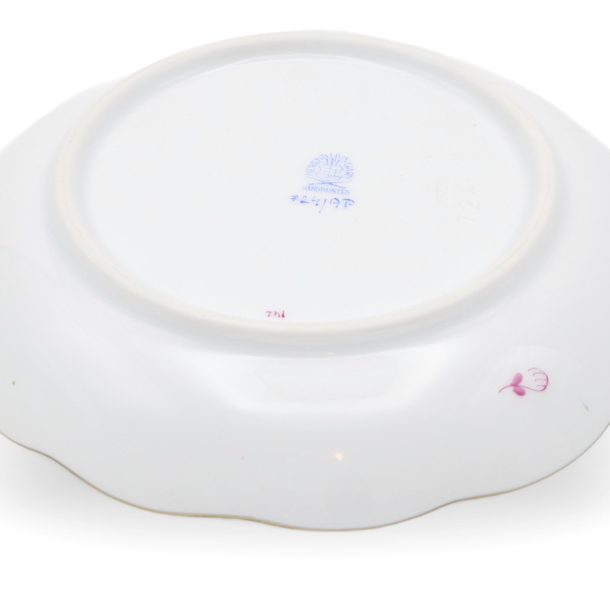 Antike Herend Tee Kaffee Tasse Mit Untertasse - Apponyi Purpur Muster - Ungarn Porzellan - Handbemalt - Vintage Sammlerstück Thumbnail for Antike Herend Tee Kaffee Tasse Mit Untertasse - Apponyi Purpur Muster - Ungarn Porzellan - Handbemalt - Vintage Sammlerstück