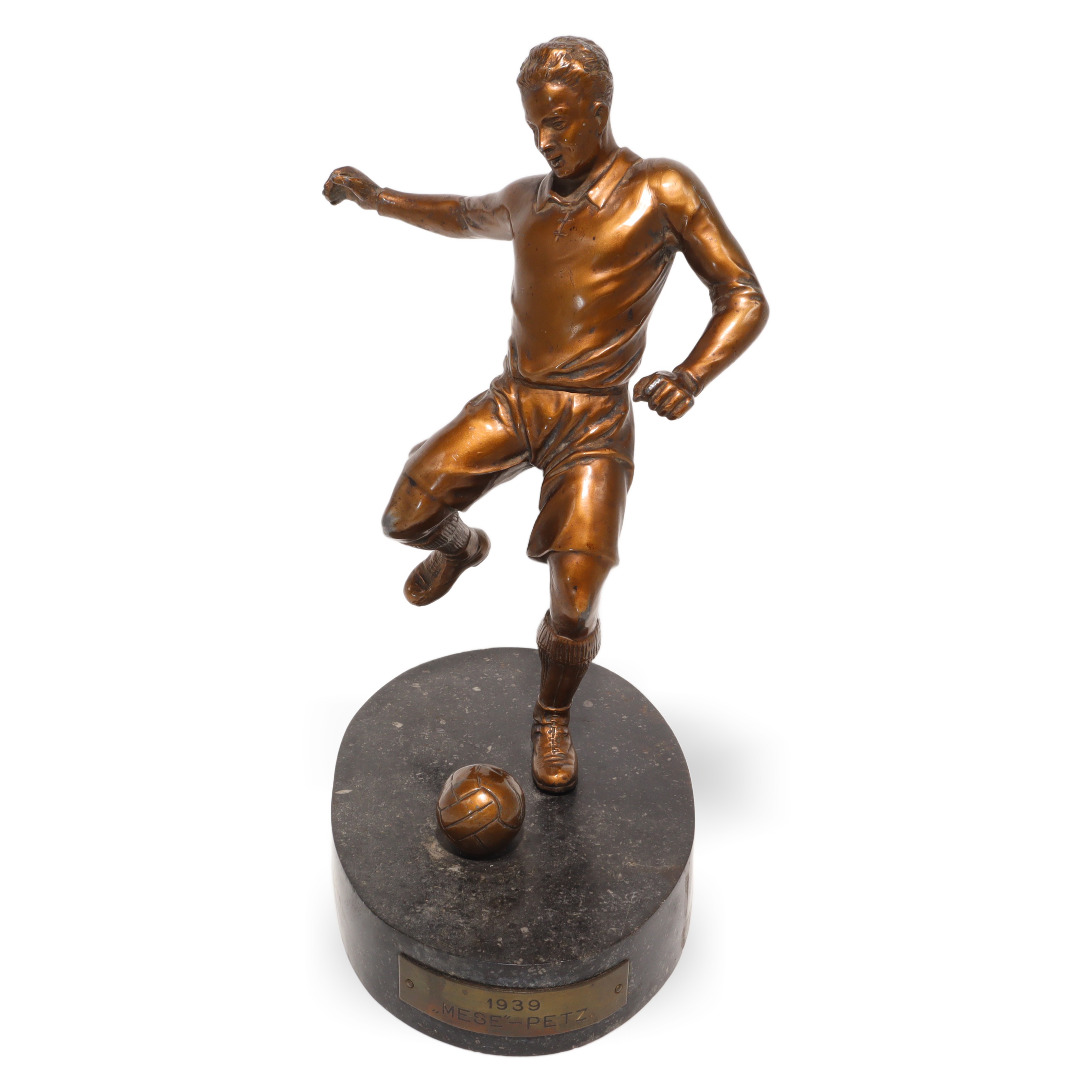 Bronze Fußballspieler Statue 1930 - Art Déco - Vintage Athlet Skulptur - Französische Sportfigur - Sammler Schreibtisch Statuette Bronze Fußballspieler Statue 1930 - Art Déco - Vintage Athlet Skulptur - Französische Sportfigur - Sammler Schreibtisch Statuette