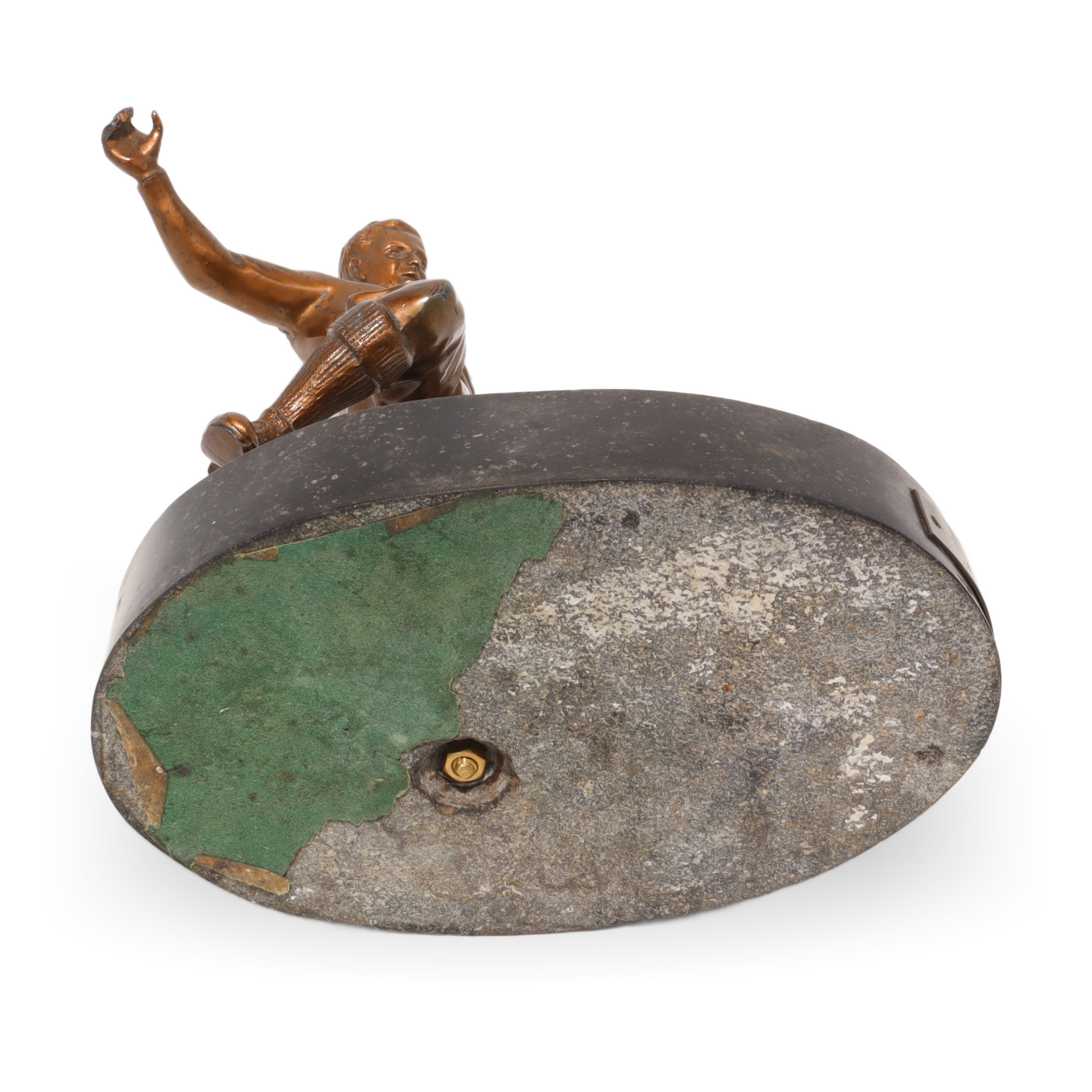 Bronze Fußballspieler Statue 1930 - Art Déco - Vintage Athlet Skulptur - Französische Sportfigur - Sammler Schreibtisch Statuette Thumbnail for Bronze Fußballspieler Statue 1930 - Art Déco - Vintage Athlet Skulptur - Französische Sportfigur - Sammler Schreibtisch Statuette