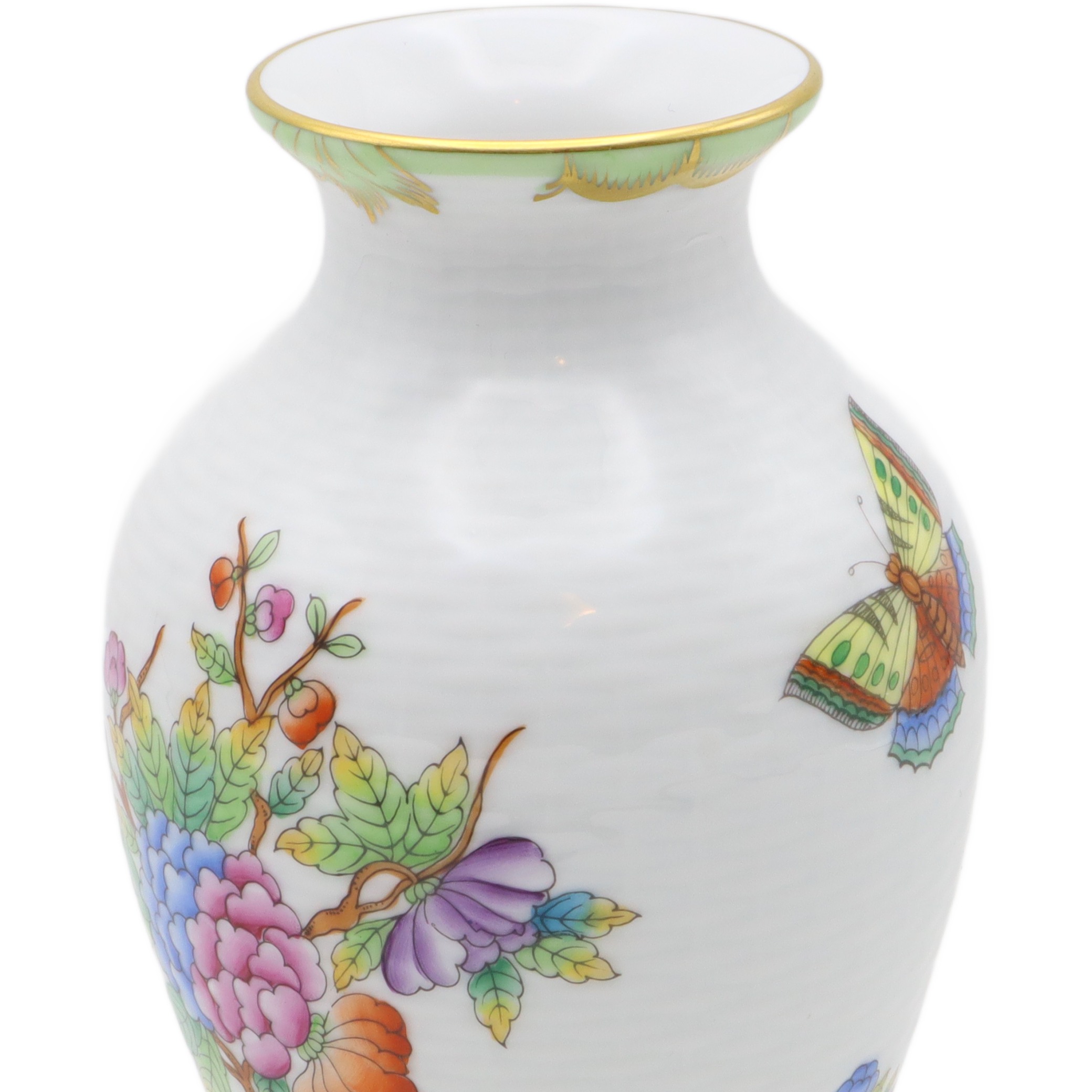 Herend Victoria Korbgeflecht-Blumenvase - Queen Victoria VBO - Handbemaltes Porzellan - Ungarn - Seltene Antike Dekoration Thumbnail for Herend Victoria Korbgeflecht-Blumenvase - Queen Victoria VBO - Handbemaltes Porzellan - Ungarn - Seltene Antike Dekoration