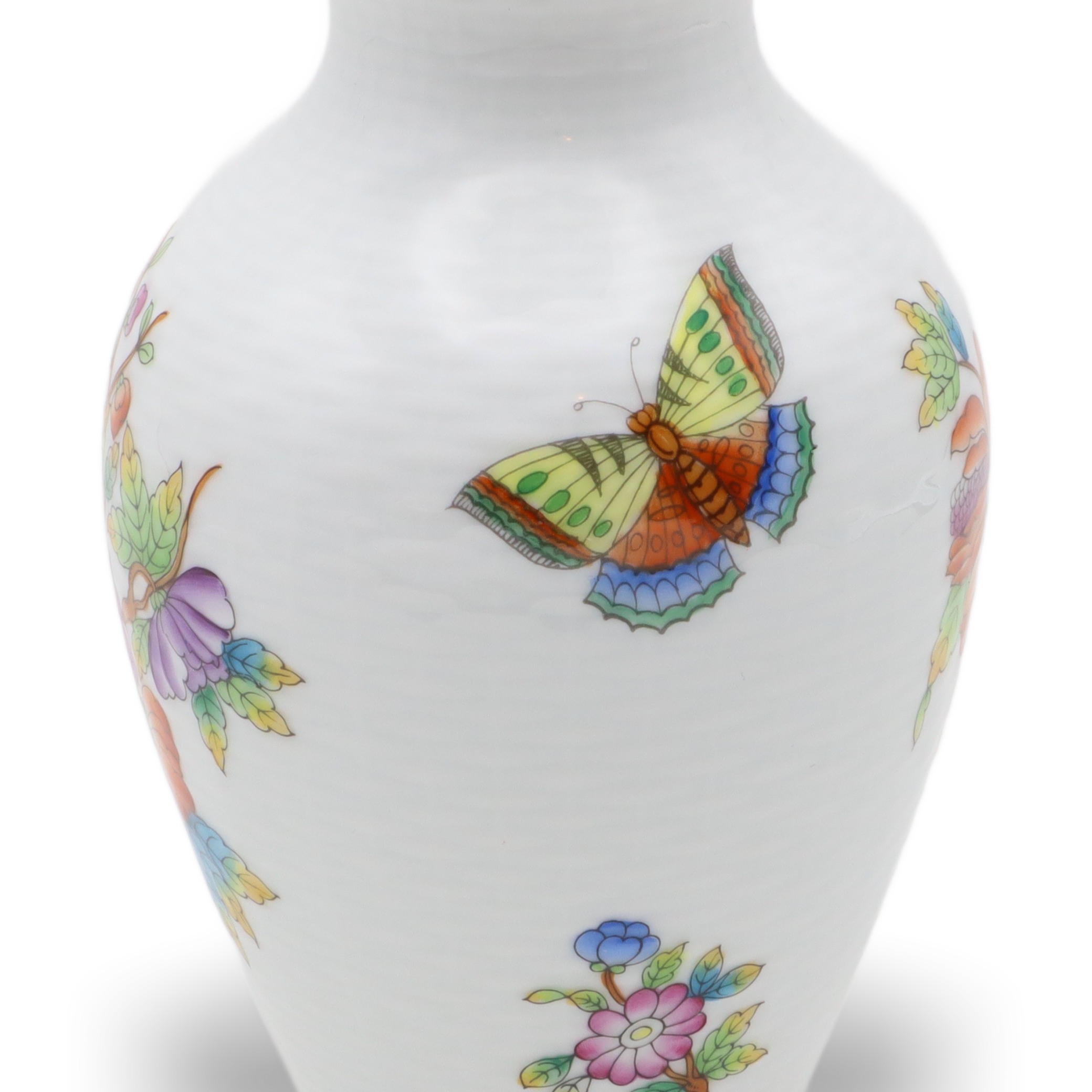 Herend Victoria Korbgeflecht-Blumenvase - Queen Victoria VBO - Handbemaltes Porzellan - Ungarn - Seltene Antike Dekoration Thumbnail for Herend Victoria Korbgeflecht-Blumenvase - Queen Victoria VBO - Handbemaltes Porzellan - Ungarn - Seltene Antike Dekoration