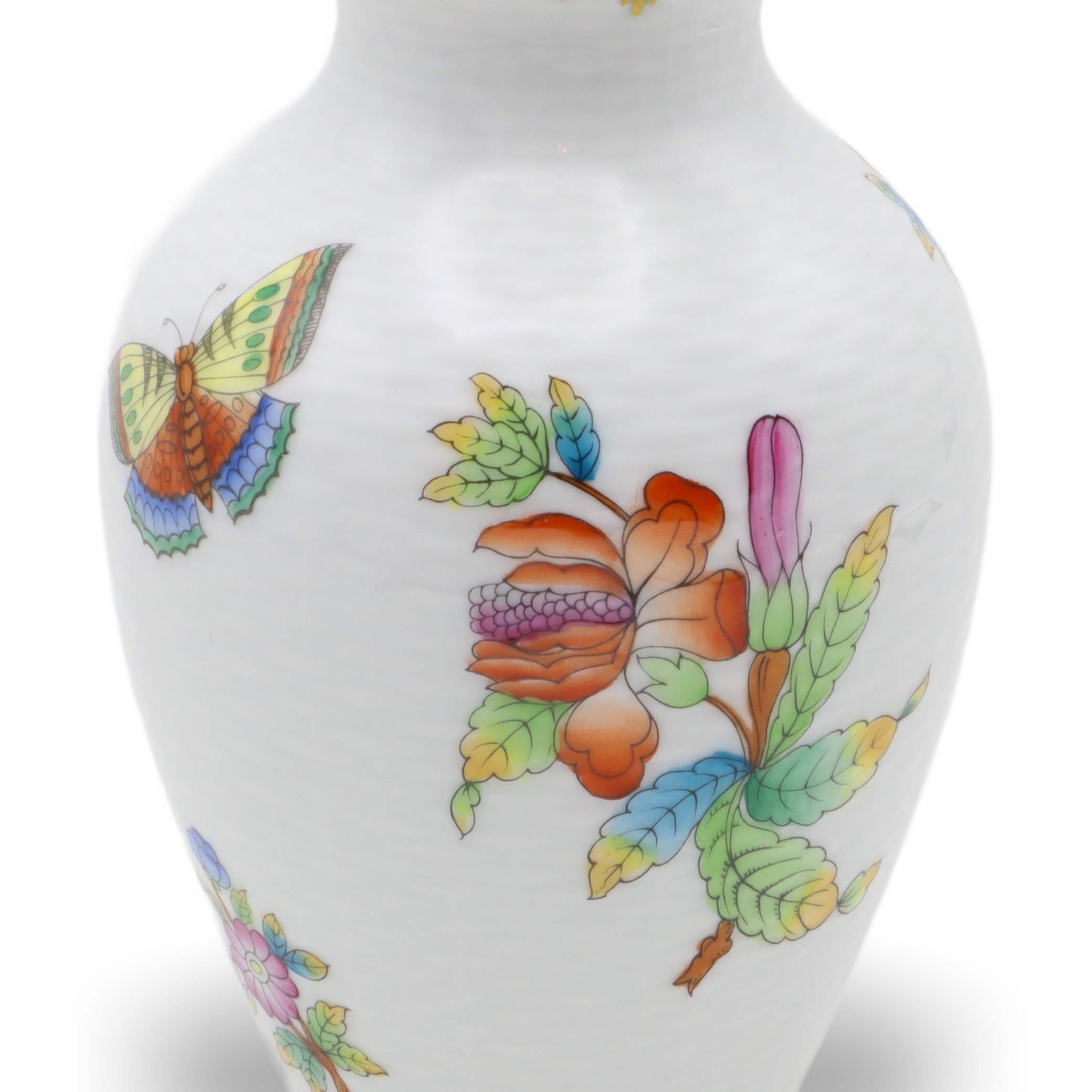 Herend Victoria Korbgeflecht-Blumenvase - Queen Victoria VBO - Handbemaltes Porzellan - Ungarn - Seltene Antike Dekoration Thumbnail for Herend Victoria Korbgeflecht-Blumenvase - Queen Victoria VBO - Handbemaltes Porzellan - Ungarn - Seltene Antike Dekoration