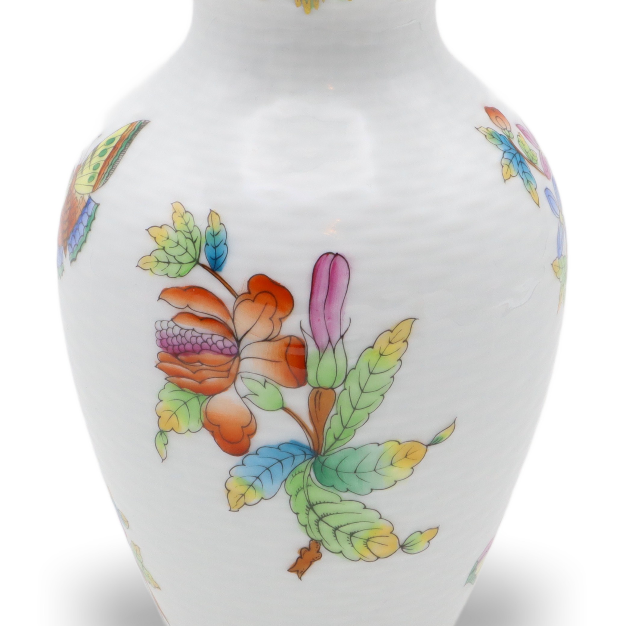 Herend Victoria Korbgeflecht-Blumenvase - Queen Victoria VBO - Handbemaltes Porzellan - Ungarn - Seltene Antike Dekoration Thumbnail for Herend Victoria Korbgeflecht-Blumenvase - Queen Victoria VBO - Handbemaltes Porzellan - Ungarn - Seltene Antike Dekoration