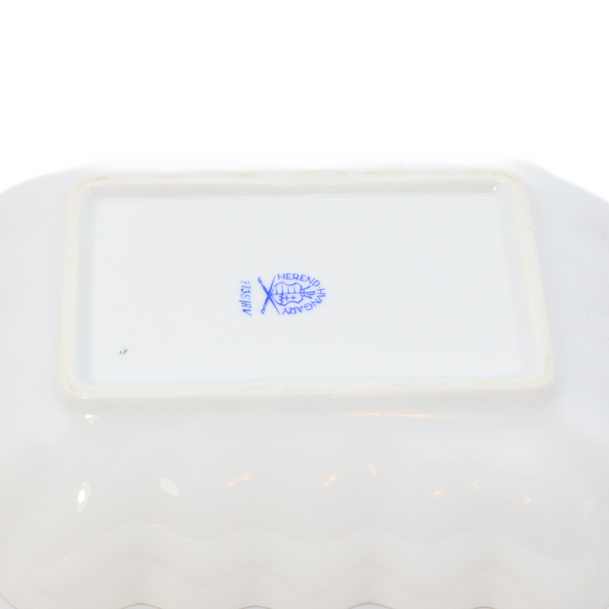 Herend Apponyi Grün - Schmuckschale - Serviertablett - Porzellanschale - Vintage Ungarisches Porzellan Thumbnail for Herend Apponyi Grün - Schmuckschale - Serviertablett - Porzellanschale - Vintage Ungarisches Porzellan