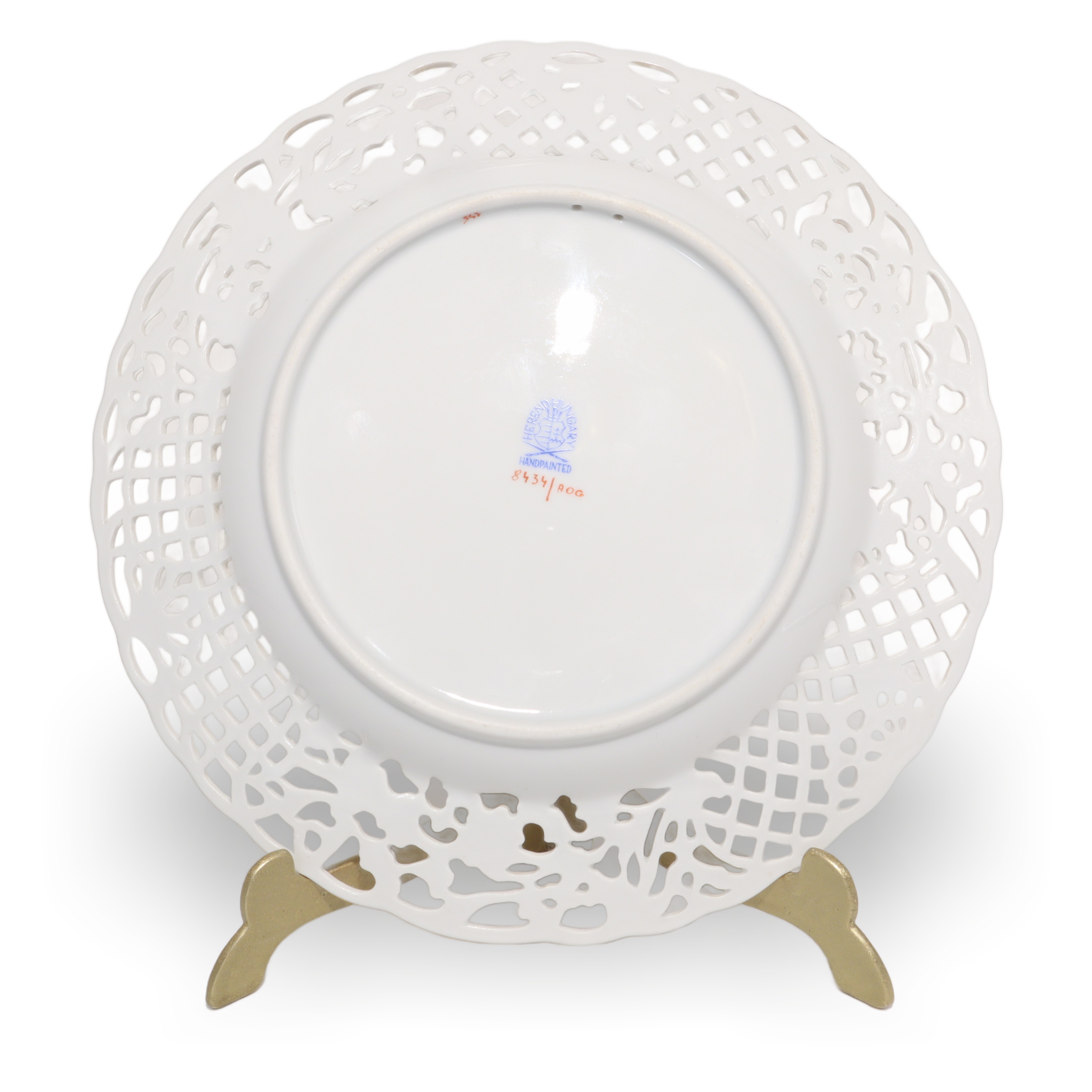 Herend Apponyi Rust Durchbruch Speiseteller - Handbemaltes Antikes Porzellan - Ungarn Thumbnail for Herend Apponyi Rust Durchbruch Speiseteller - Handbemaltes Antikes Porzellan - Ungarn