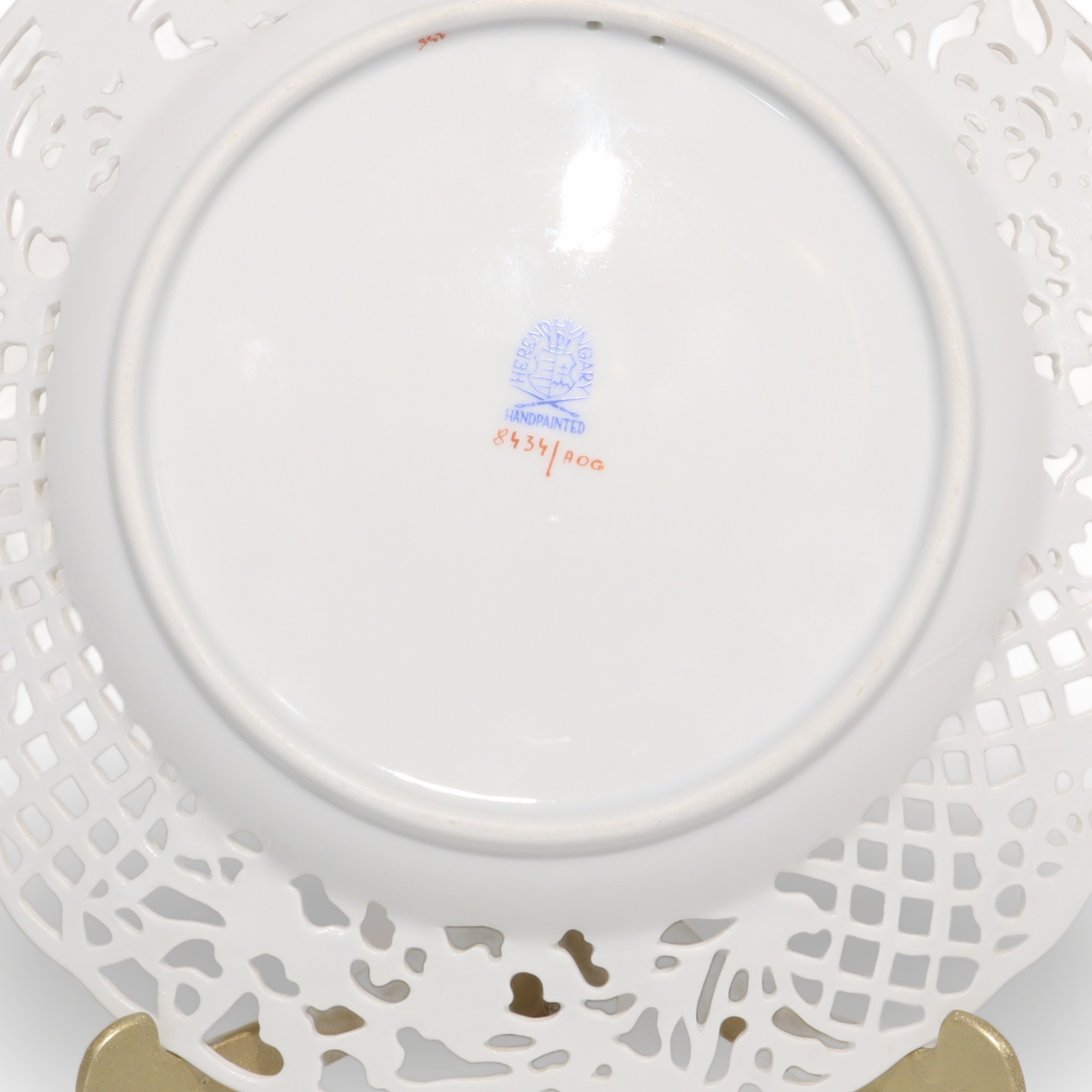 Herend Apponyi Rust Durchbruch Speiseteller - Handbemaltes Antikes Porzellan - Ungarn Thumbnail for Herend Apponyi Rust Durchbruch Speiseteller - Handbemaltes Antikes Porzellan - Ungarn