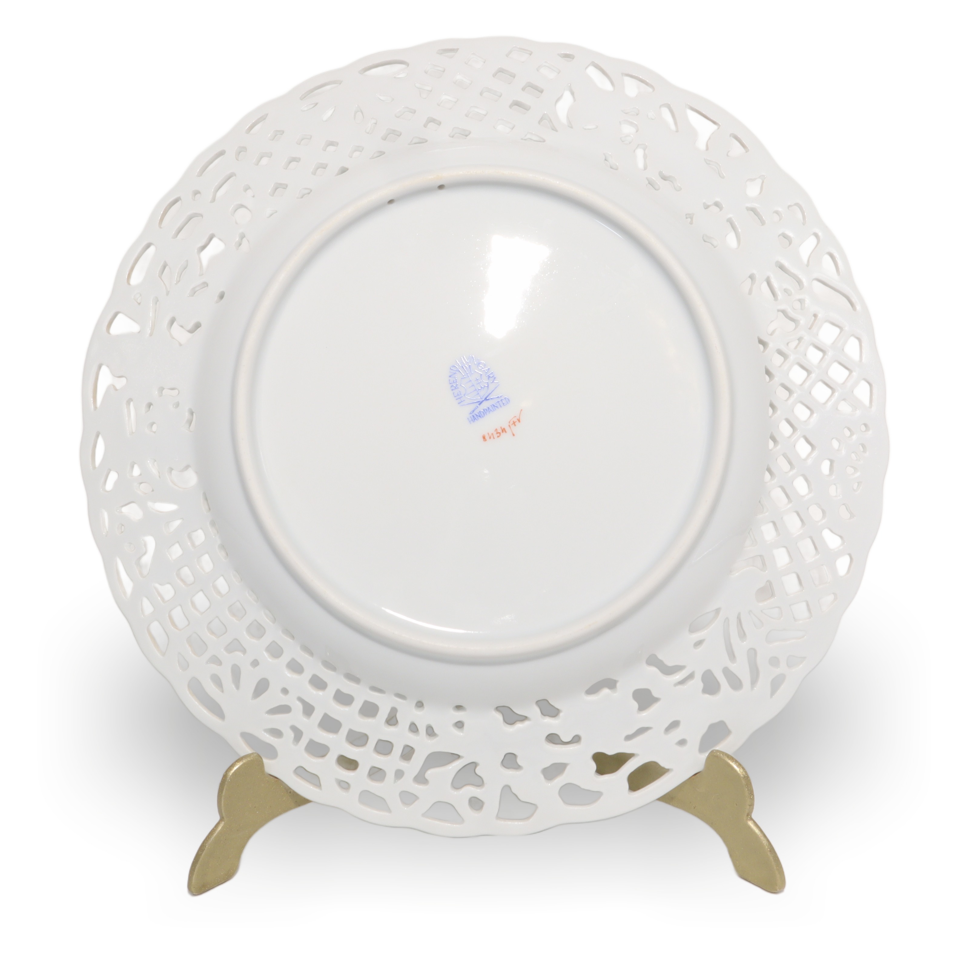 Herend Indian Basket Green - Durchbrochener - Großer Teller - Porzellan - Dekorative Prunkschale Thumbnail for Herend Indian Basket Green - Durchbrochener - Großer Teller - Porzellan - Dekorative Prunkschale