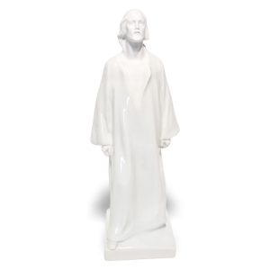 Herend Jesus Statue - Weiße Porzellan - Ungarn - Religiöse Figur